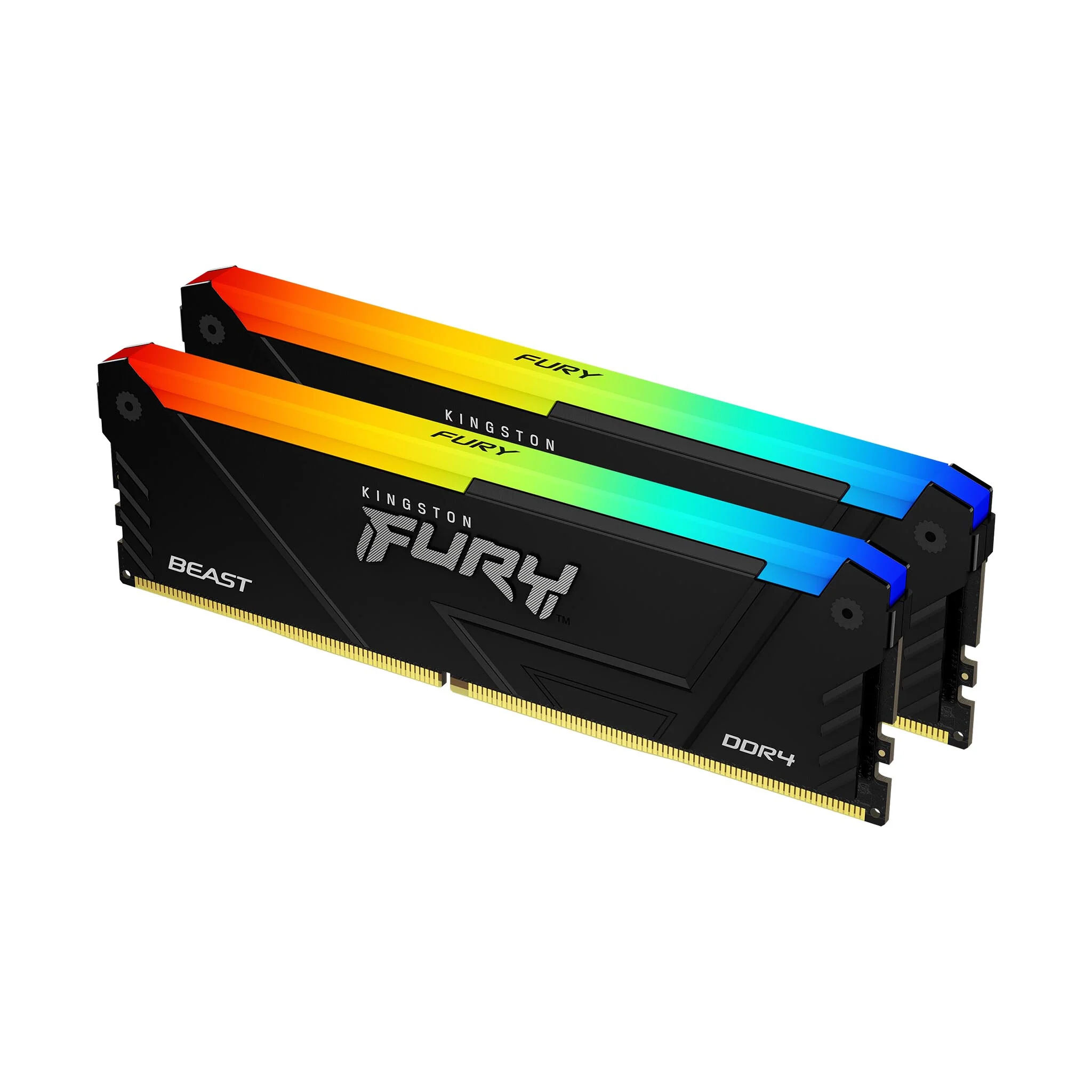 Kingston Technology FURY Beast RGB - 16 GB 2 x 8 GB 3600MT/s DDR4 memory module