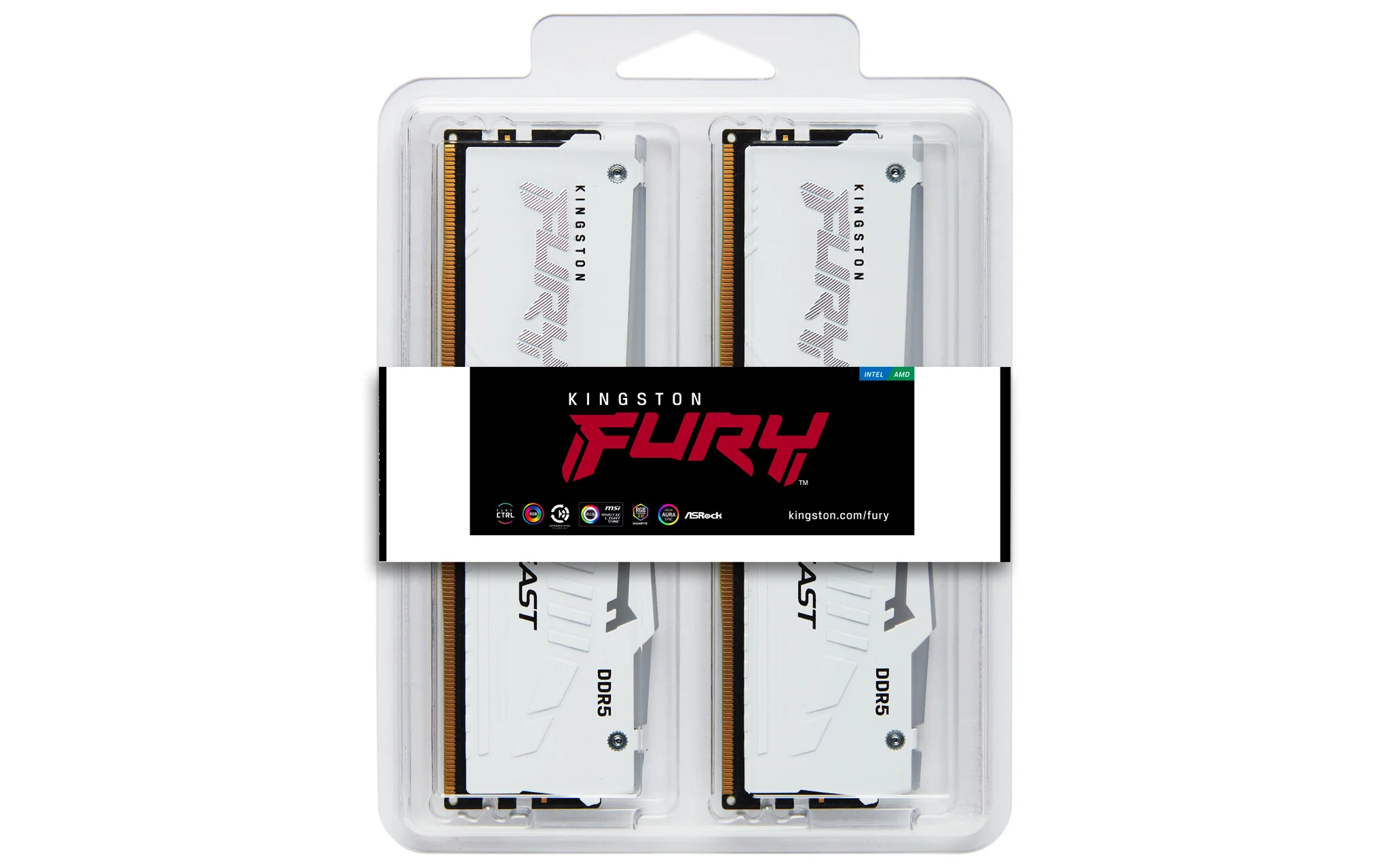 Kingston Technology FURY Beast White RGB - 32 GB 2 x 16 GB DDR5 5600MT/s memory module - Image 5