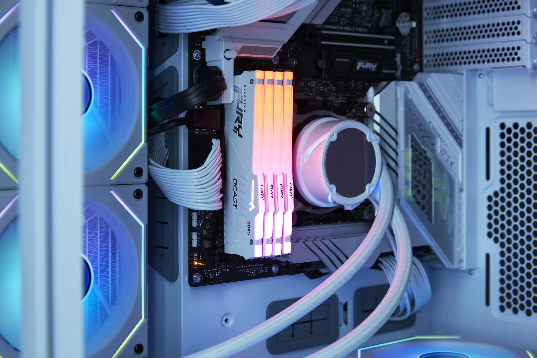 Kingston Technology FURY Beast White RGB - 32 GB 2 x 16 GB DDR5 5600MT/s memory module - Image 7