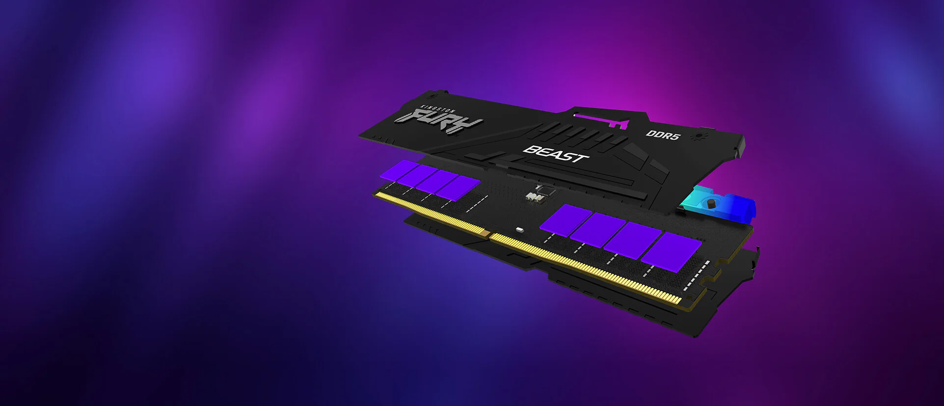 Kingston Technology FURY Beast RGB - 32 GB 2 x 16 GB 5600MT/s DDR5 memory module - Image 12