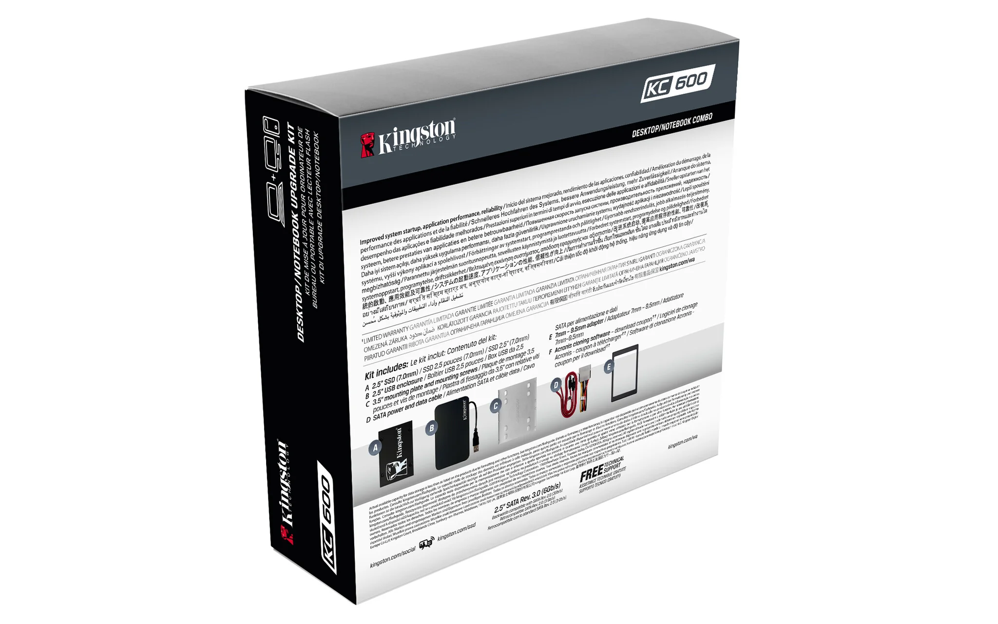 Kingston Technology KC600 - Serial ATA III 2.5" SSD - 1024 GB - Image 5