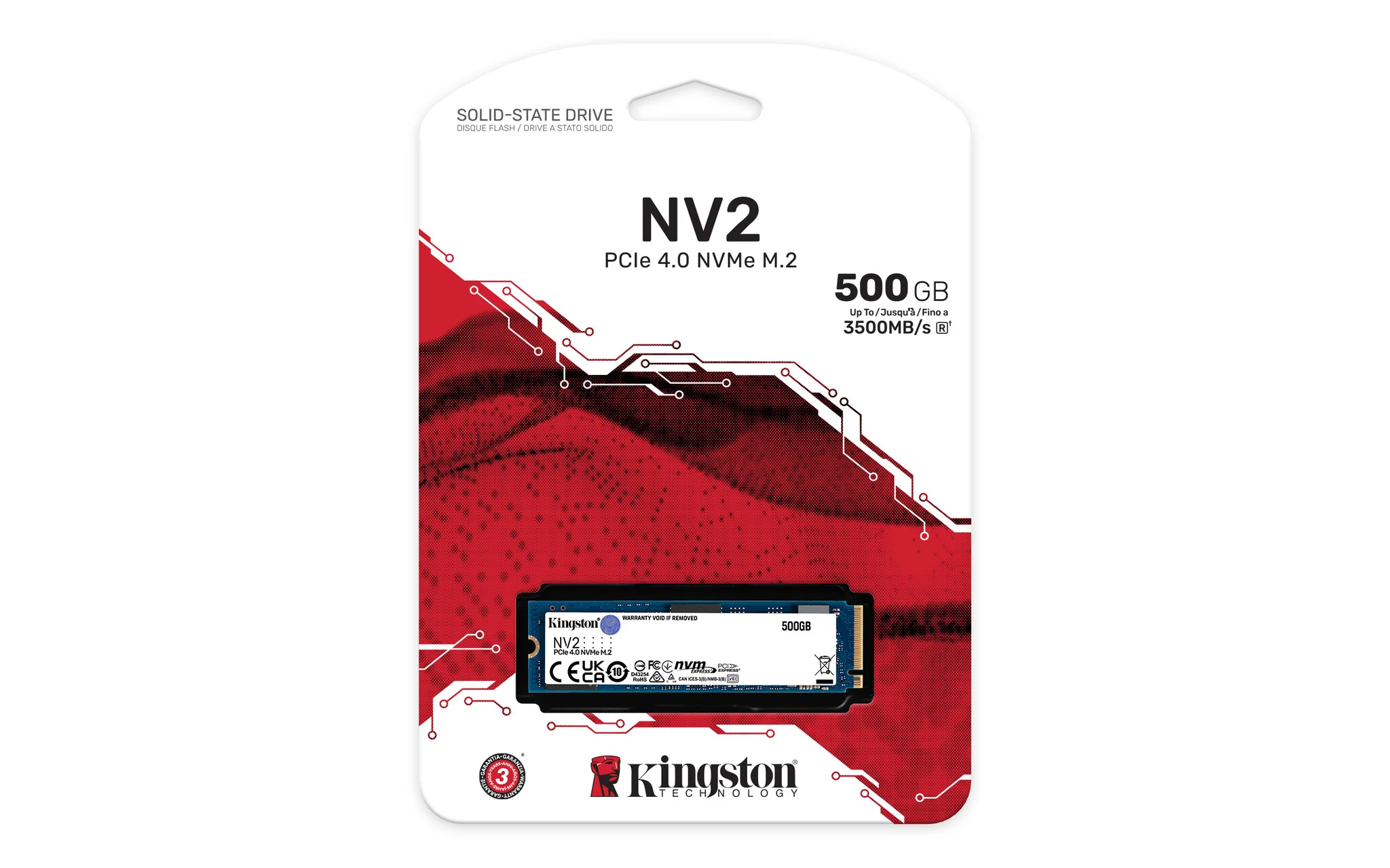 Kingston Technology NV2 2280 PCIe 4.0 NVMe M.2 SSD - 500 GB - Image 4