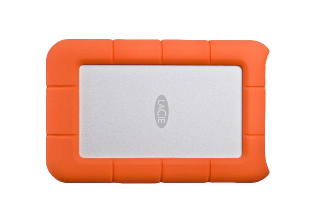 LaCie Rugged - Micro-USB External SSD in Orange / Silver - 250 GB