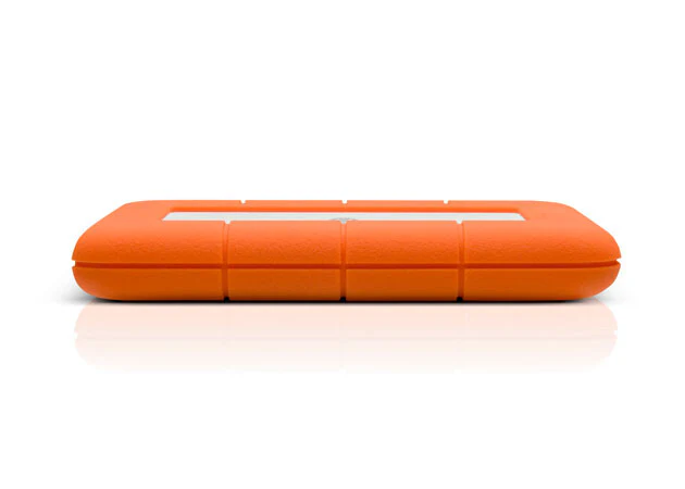 LaCie Rugged - Micro-USB External SSD in Orange / Silver - 250 GB - Image 3