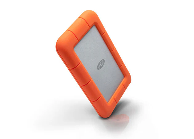 LaCie Rugged - Micro-USB External SSD in Orange / Silver - 250 GB - Image 4