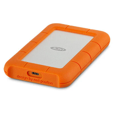 LaCie Rugged - USB-C 2.5" External HDD in Orange / Silver - 2 TB - Image 2