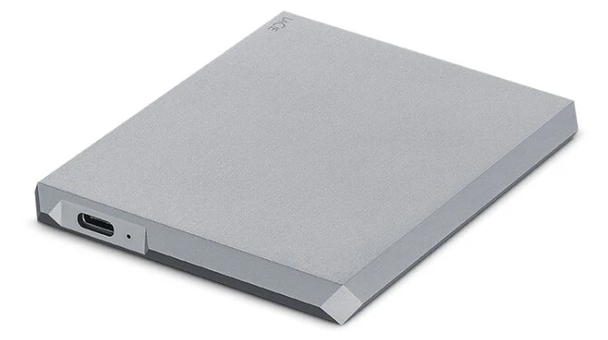 LaCie Mobile - USB Type-C External SSD in Grey - 500 GB - Image 2