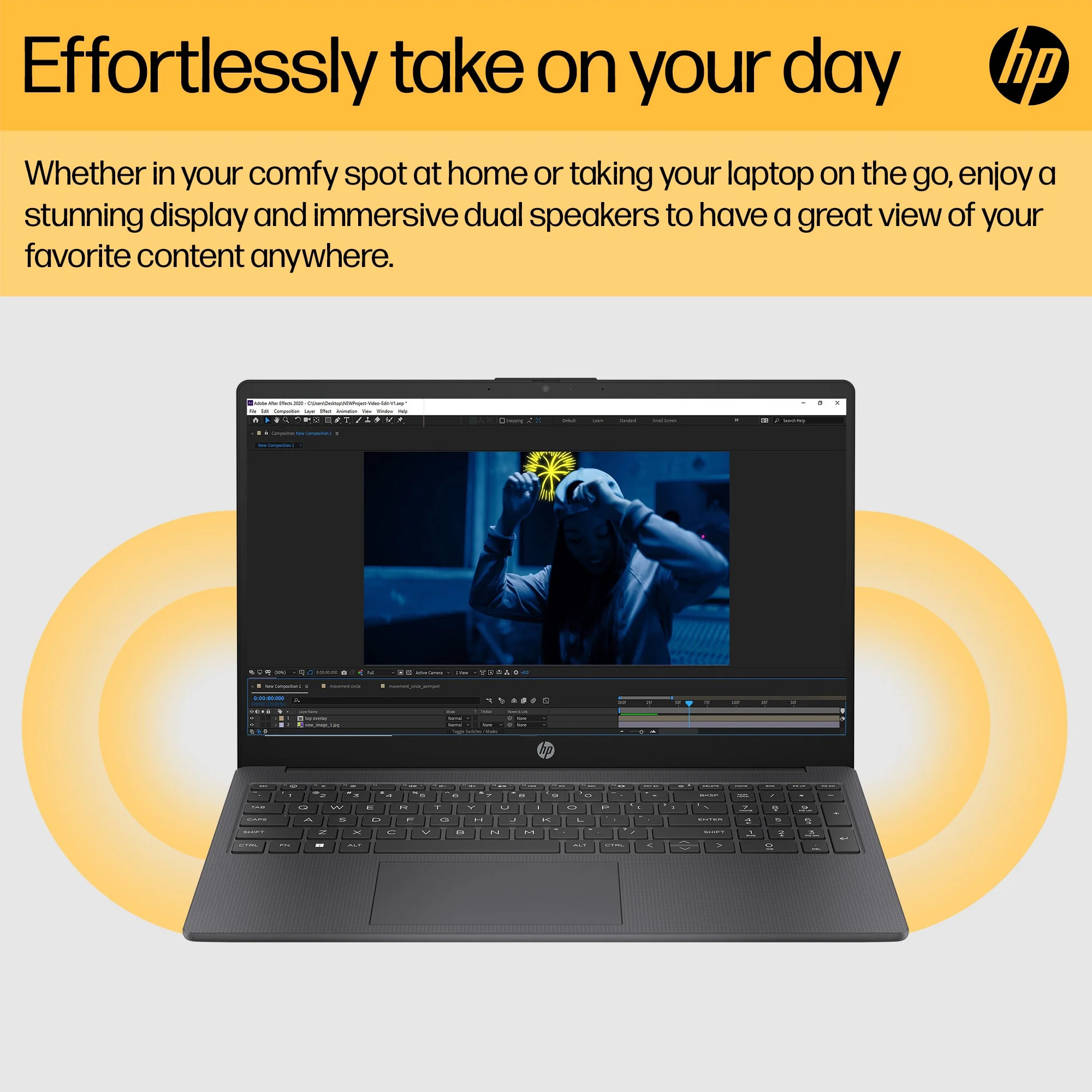 HP 15-FC0018NA Laptop - 39.6 cm (15.6") - AMD Ryzen™ 3 7320U - 4 GB LPDDR5-SDRAM - 128 GB SSD - Wi-Fi 6 - Windows 11 Home in S mode - Black - Image 15