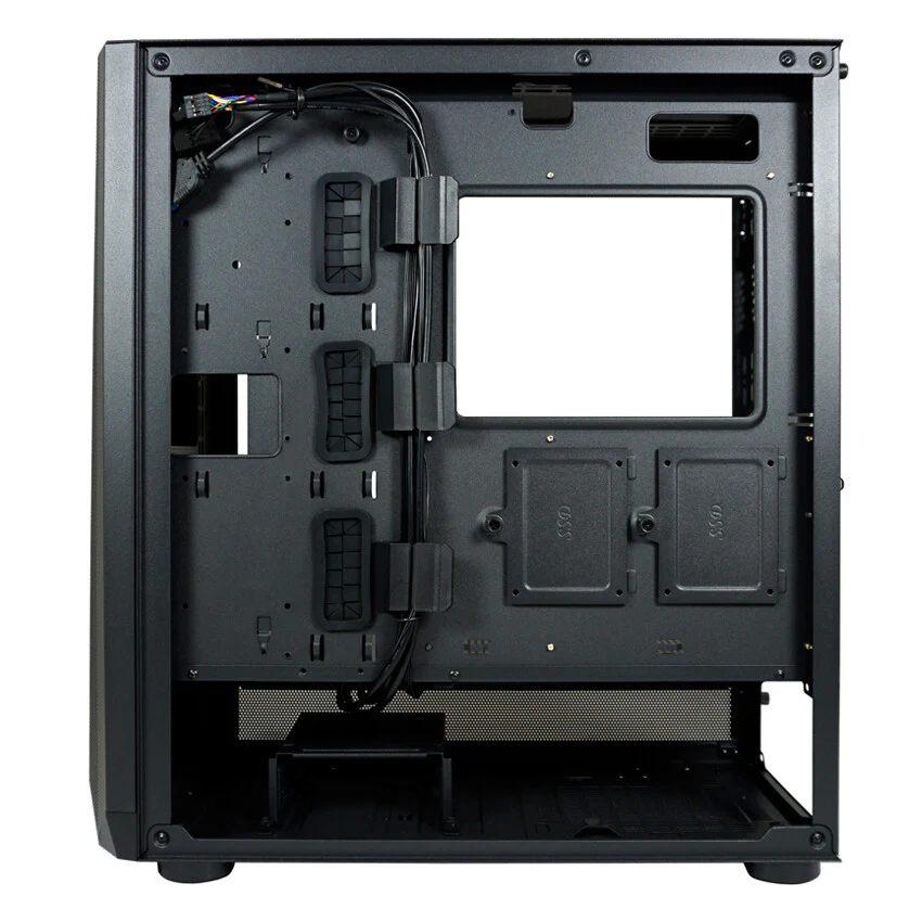 LC-Power Gaming 900B - Lumaxx Gloom ATX Mid Tower Case in Black - Image 2