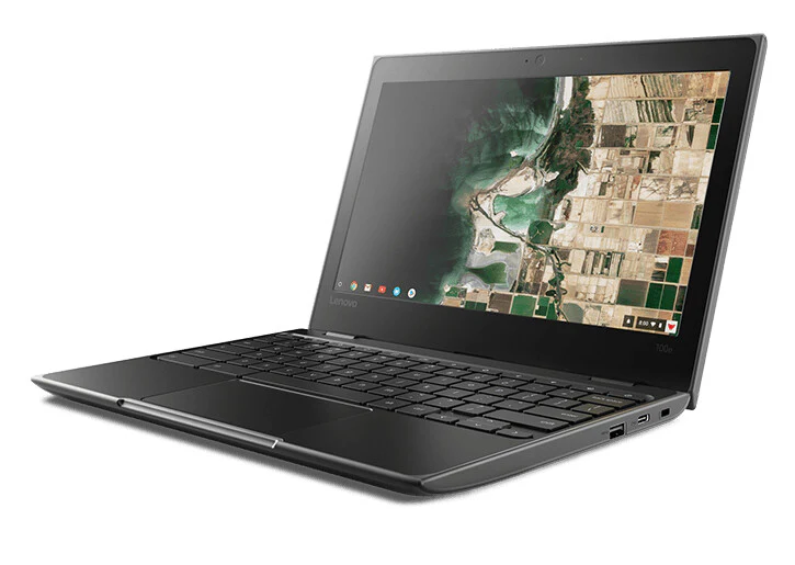 Lenovo 100e Chromebook - 29.5 cm (11.6") - Intel® Celeron® N N4020 - 4 GB LPDDR4-SDRAM - 32 GB eMMC - Wi-Fi 5 - ChromeOS - Black - Image 2