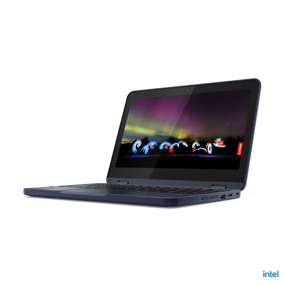 Lenovo 500w Gen 3 Hybrid (2-in-1) - 29.5 cm (11.6") - Touchscreen - Intel® Celeron® N5100 - 4 GB LPDDR4x-SDRAM - 128 GB SSD - Wi-Fi 6 - Windows 11 Pro - Blue - Image 3