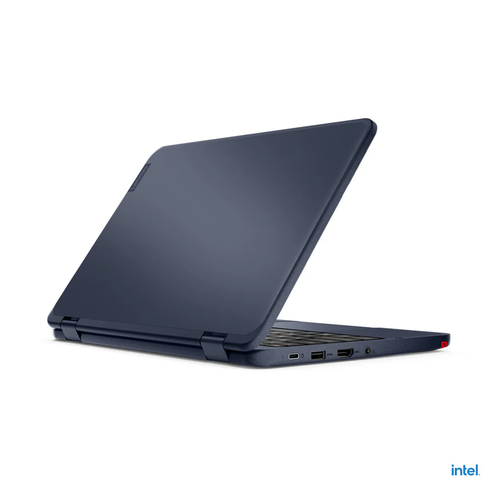 Lenovo 500w Gen 3 Hybrid (2-in-1) - 29.5 cm (11.6") - Touchscreen - Intel® Celeron® N5100 - 4 GB LPDDR4x-SDRAM - 128 GB SSD - Wi-Fi 6 - Windows 11 Pro - Blue - Image 4