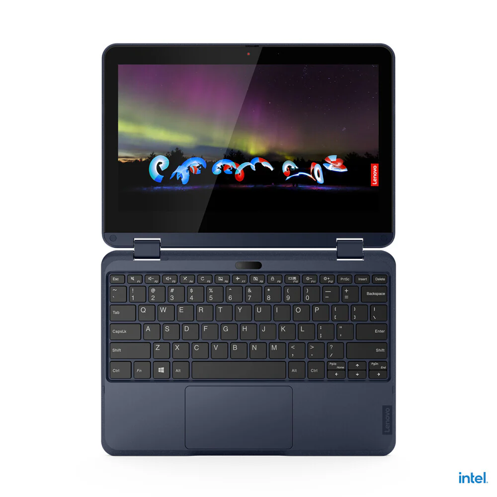 Lenovo 500w Gen 3 Hybrid (2-in-1) - 29.5 cm (11.6") - Touchscreen - Intel® Celeron® N5100 - 4 GB LPDDR4x-SDRAM - 128 GB SSD - Wi-Fi 6 - Windows 11 Pro - Blue - Image 7