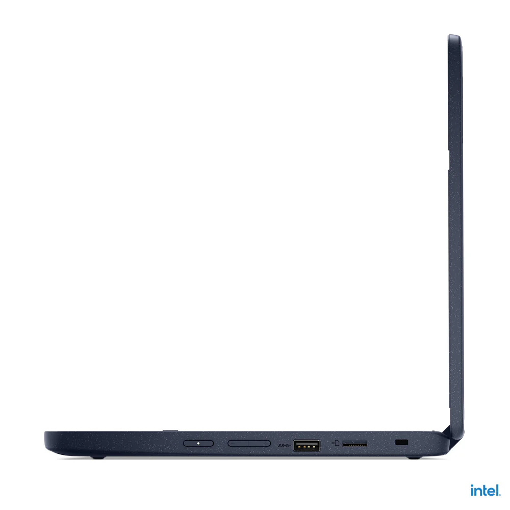 Lenovo 500w Gen 3 Hybrid (2-in-1) - 29.5 cm (11.6") - Touchscreen - Intel® Celeron® N5100 - 4 GB LPDDR4x-SDRAM - 128 GB SSD - Wi-Fi 6 - Windows 11 Pro - Blue - Image 9