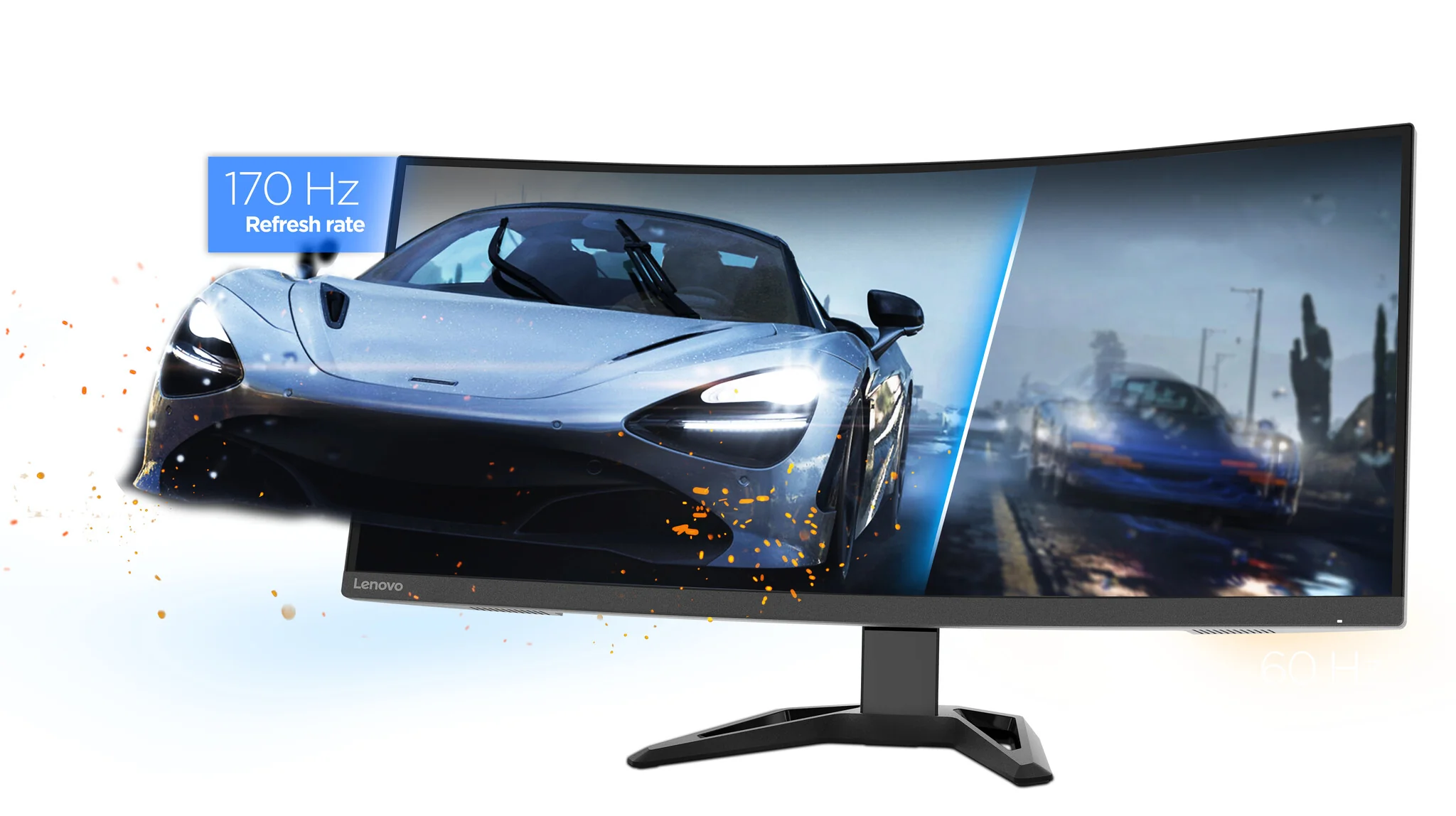 Lenovo G34W-30 - 86.4 cm (34") - 3440 x 1440 pixels WQHD W-LED Monitor - Image 11