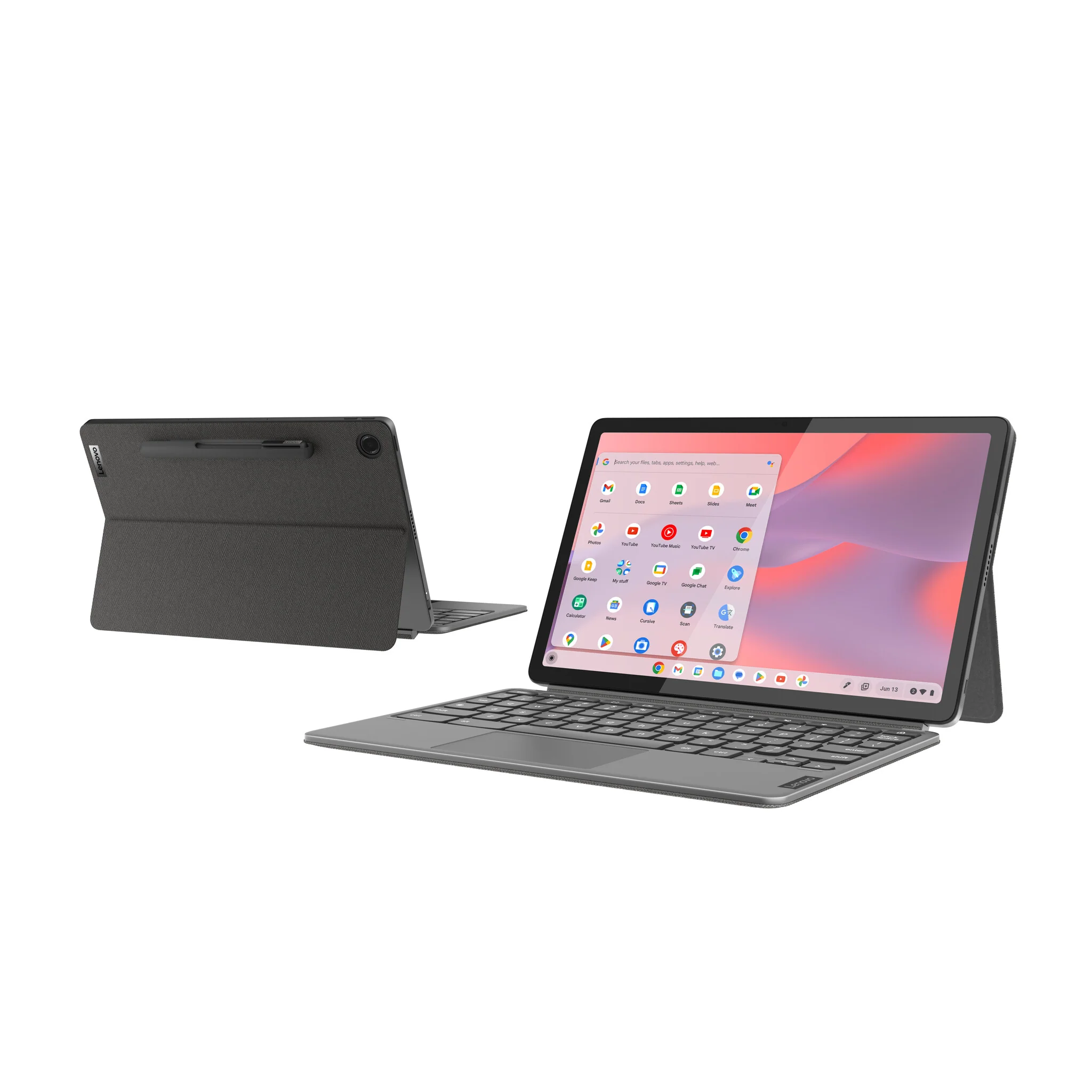 Lenovo IdeaPad Duet 3 Chromebook - 27.8 cm (10.9") - Touchscreen - Qualcomm Snapdragon 7c Gen 2 - 8 GB LPDDR4x-SDRAM - 128 GB eMMC - Wi-Fi 5 - ChromeOS - Grey - Image 12