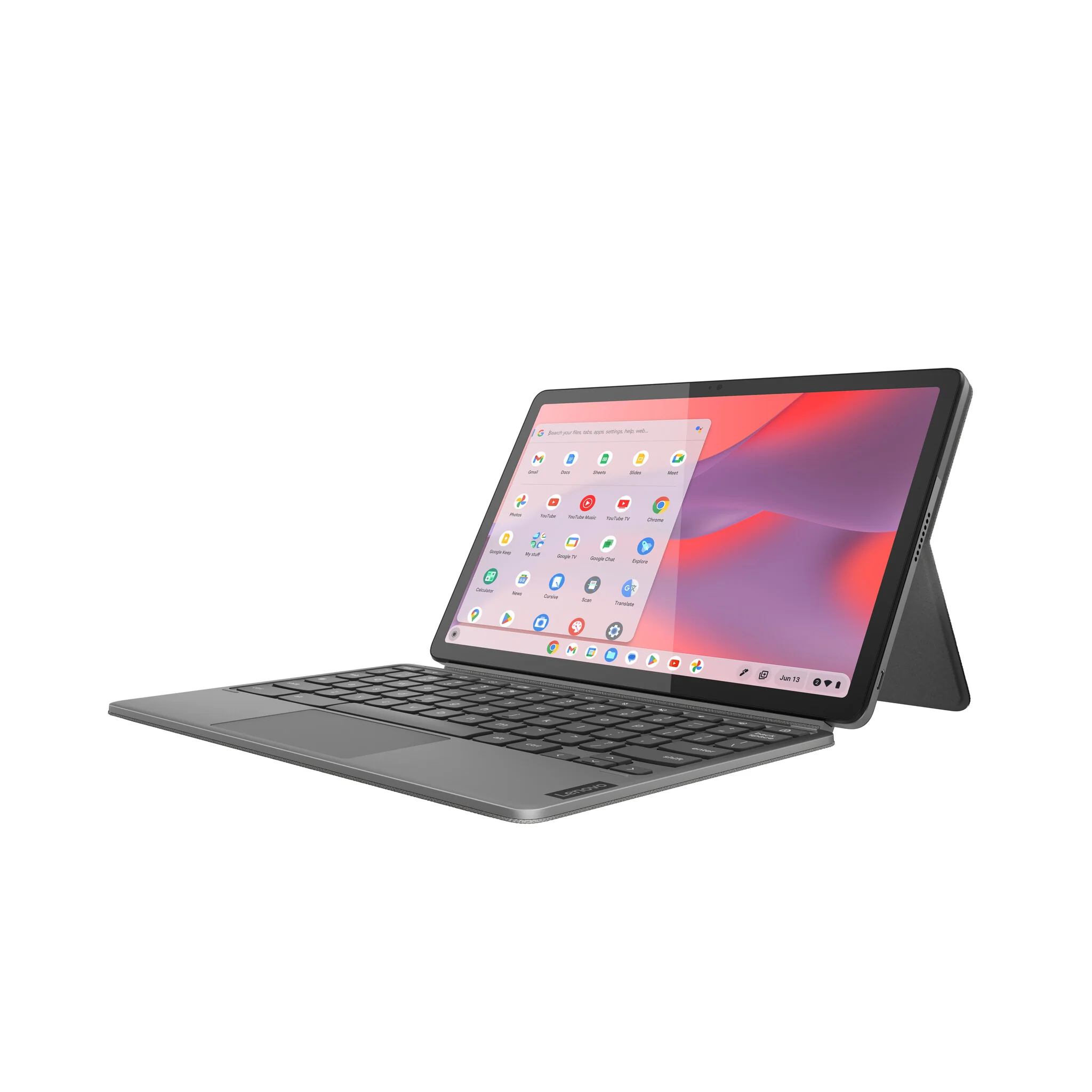 Lenovo IdeaPad Duet 3 Chromebook - 27.8 cm (10.9") - Touchscreen - Qualcomm Snapdragon 7c Gen 2 - 8 GB LPDDR4x-SDRAM - 128 GB eMMC - Wi-Fi 5 - ChromeOS - Grey - Image 3