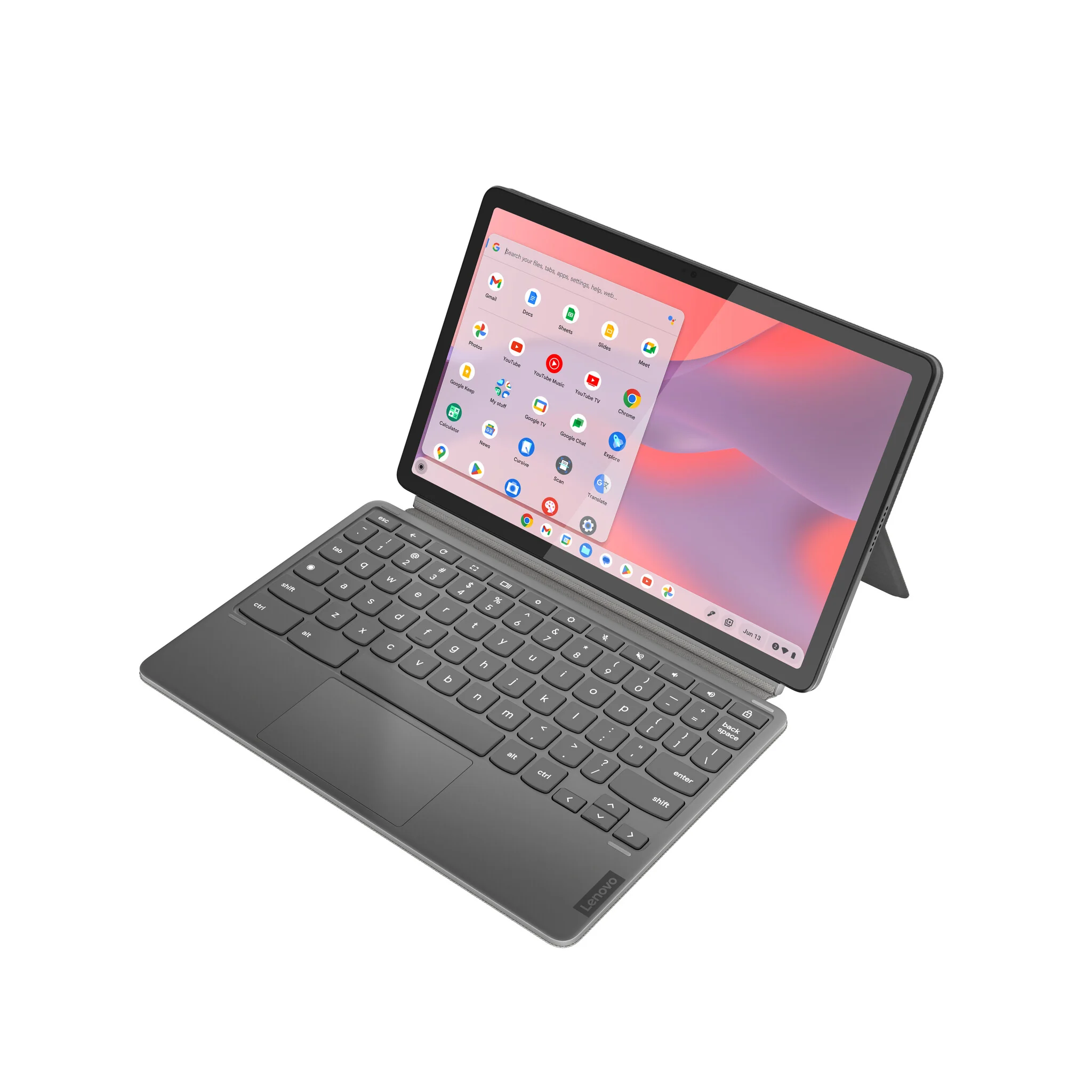 Lenovo IdeaPad Duet 3 Chromebook - 27.8 cm (10.9") - Touchscreen - Qualcomm Snapdragon 7c Gen 2 - 8 GB LPDDR4x-SDRAM - 128 GB eMMC - Wi-Fi 5 - ChromeOS - Grey - Image 5