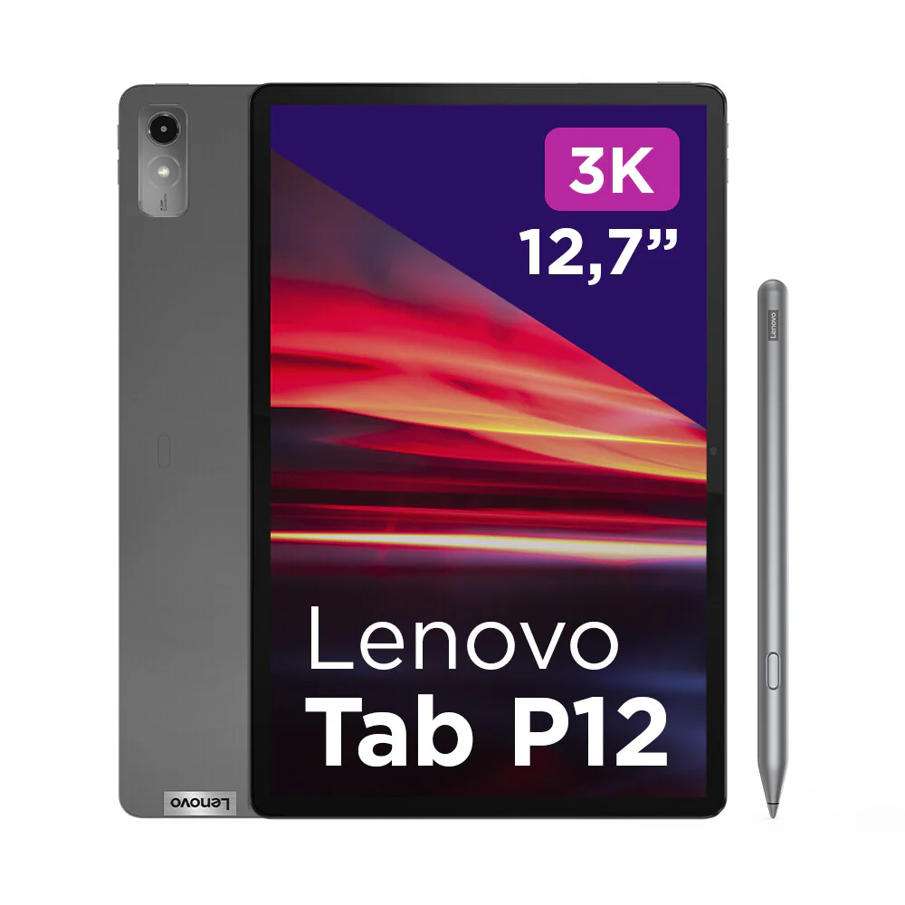 Lenovo Tab P12 - 128 GB - 32.3 cm (12.7") - 8 GB - Wi-Fi 6 - Android 13 - Grey