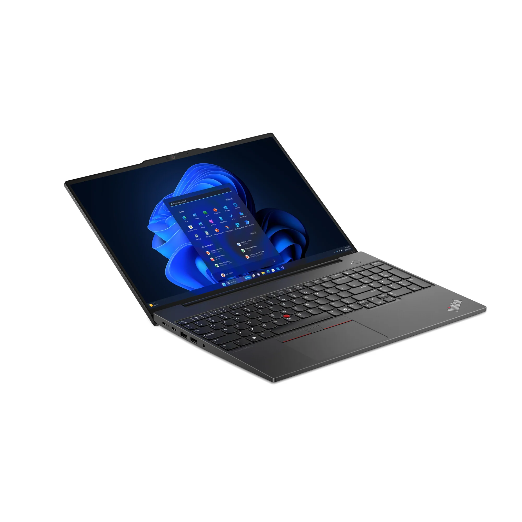 Lenovo ThinkPad E16 Gen 2 Laptop - 40.6 cm (16") - Intel Core Ultra 7 155H - 16 GB DDR5-SDRAM - 512 GB SSD - Wi-Fi 6E - Windows 11 Pro - Black - Image 10