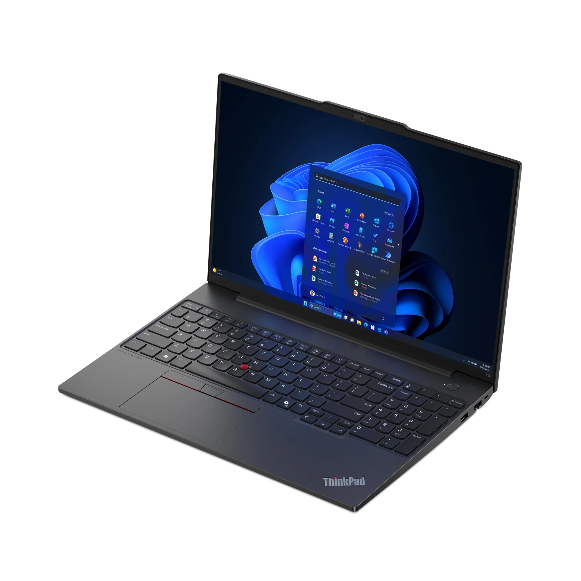 Lenovo ThinkPad E16 Gen 2 Laptop - 40.6 cm (16") - Intel Core Ultra 7 155H - 16 GB DDR5-SDRAM - 512 GB SSD - Wi-Fi 6E - Windows 11 Pro - Black - Image 13
