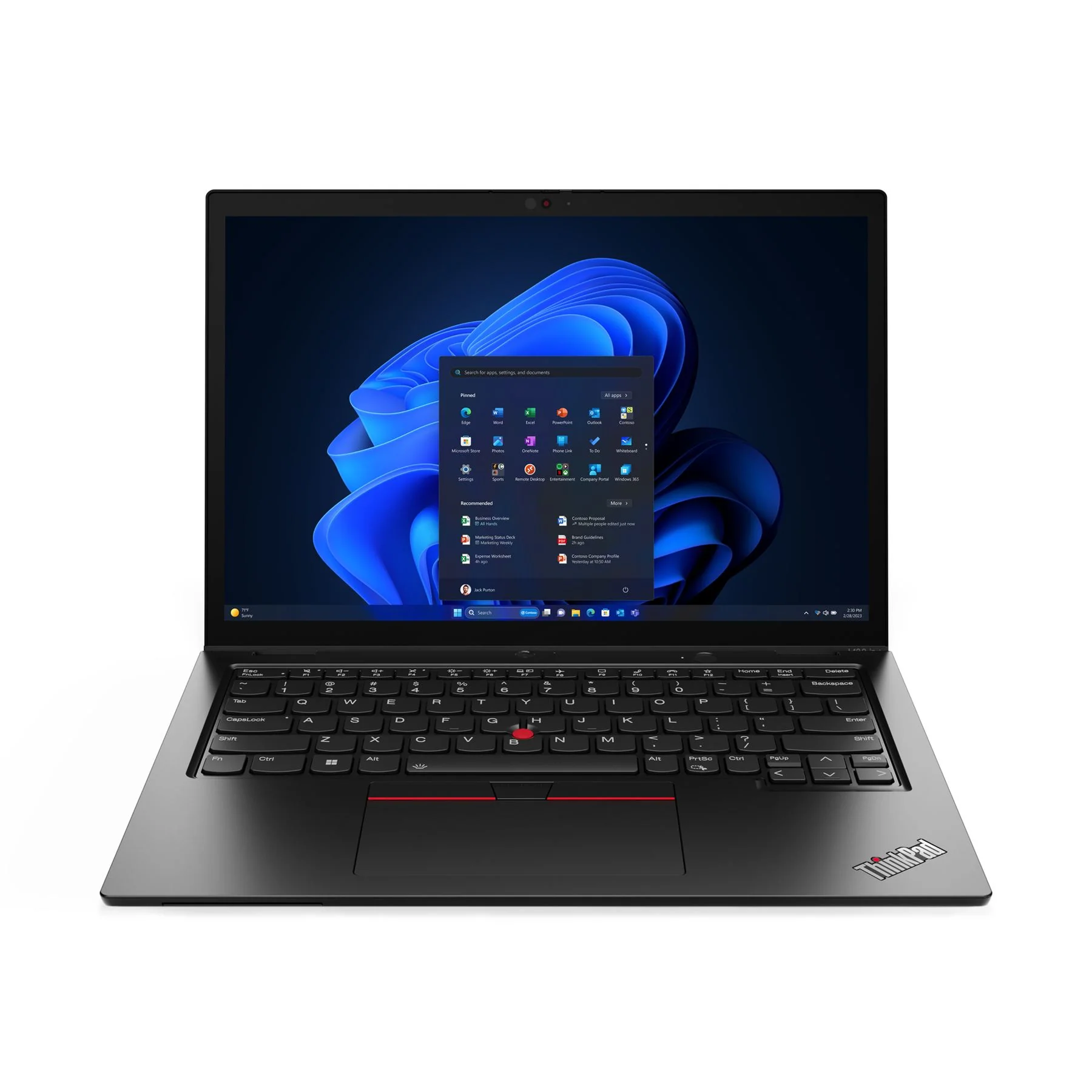 Lenovo ThinkPad L13 2-in-1 Gen 5 (Intel) Intel Core Ultra 5 125U Hybrid (2-in-1) 33.8 cm (13.3") Touchscreen WUXGA 16 GB LPDDR5-SDRAM 256 GB SSD Wi-Fi 6E (802.11ax) Windows 11 Pro Education Black