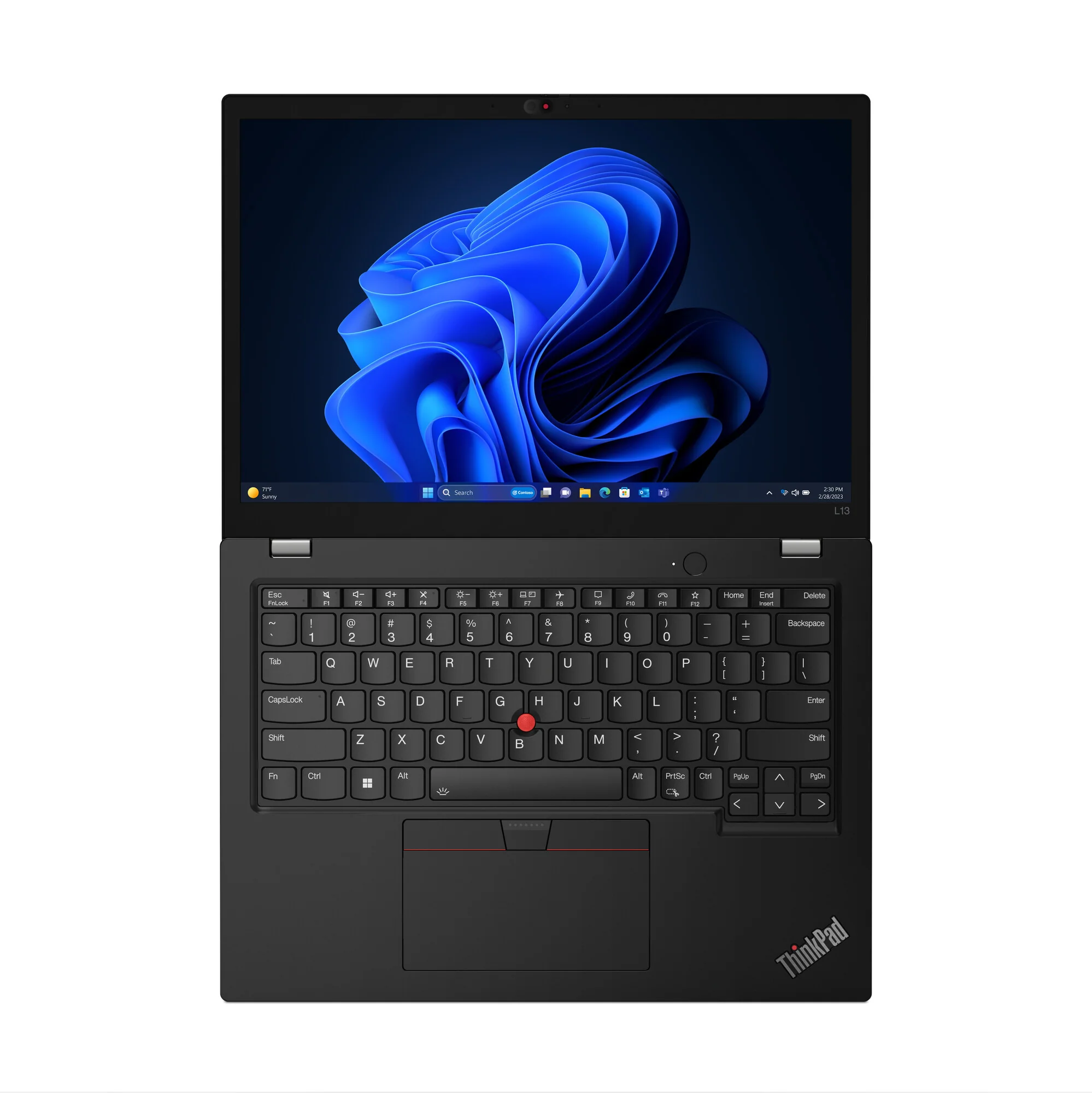 Lenovo ThinkPad L13 Laptop - 33.8 cm (13.3") - Intel Core Ultra 7 155U - 16 GB LPDDR5-SDRAM - 512 GB SSD - Wi-Fi 6E - Windows 11 Pro - Black - Image 17