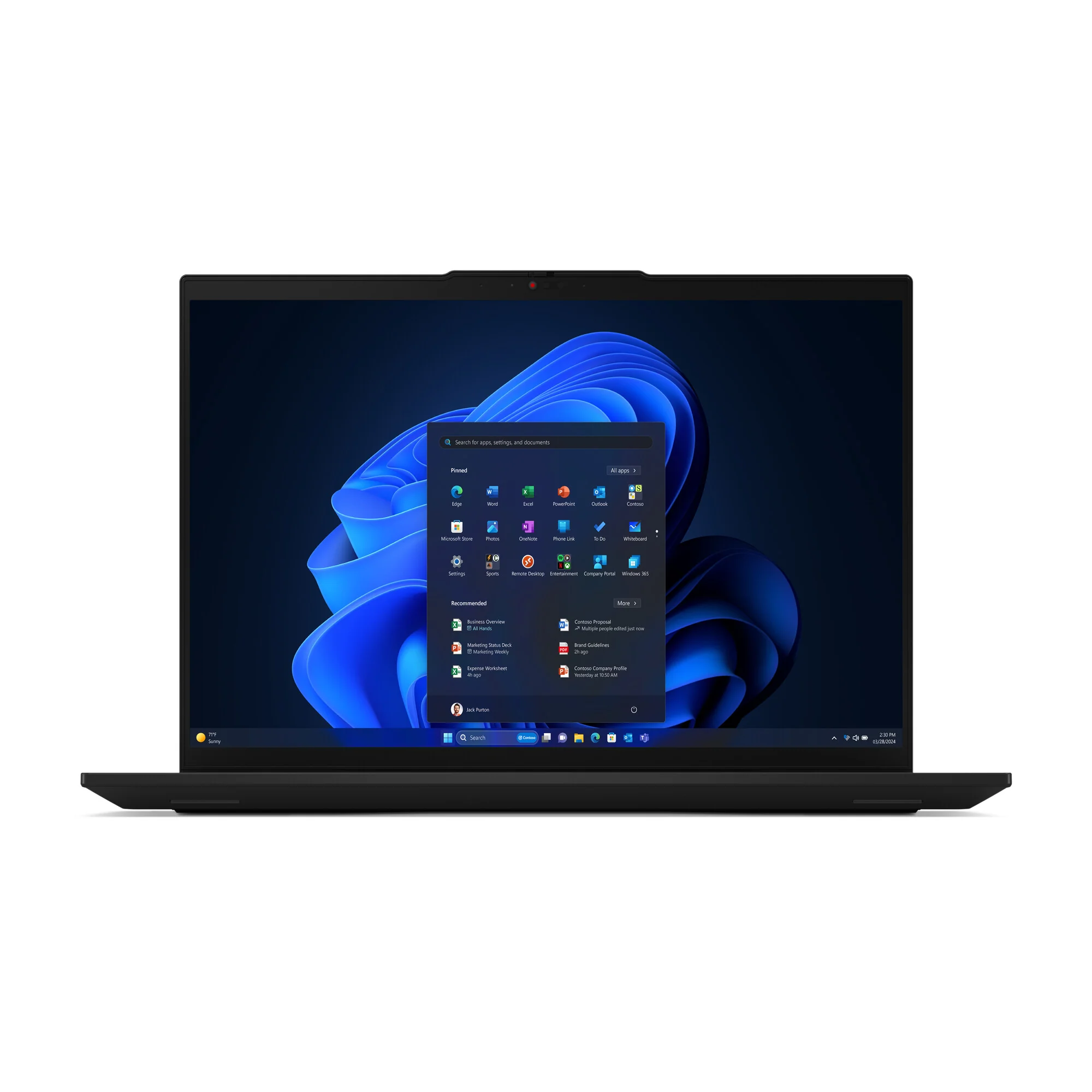 Lenovo ThinkPad L16 Laptop - 40.6 cm (16") - Intel Core Ultra 7 155U - 16 GB DDR5-SDRAM - 512 GB SSD - Wi-Fi 6E - Windows 11 Pro - Black - Image 2
