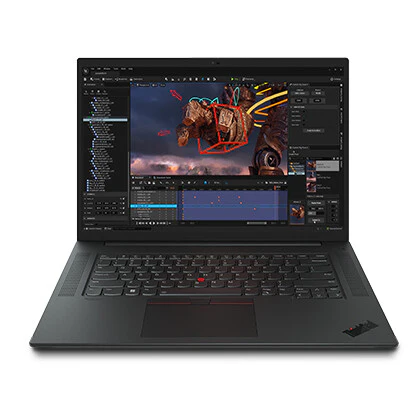 Lenovo ThinkPad P1 Laptop - 40.6 cm (16") - Intel® Core™ i7-13800H - 32 GB DDR5-SDRAM - 1 TB SSD - NVIDIA GeForce RTX 4080 - Wi-Fi 6E - Windows 11 Pro - Black - Image 9