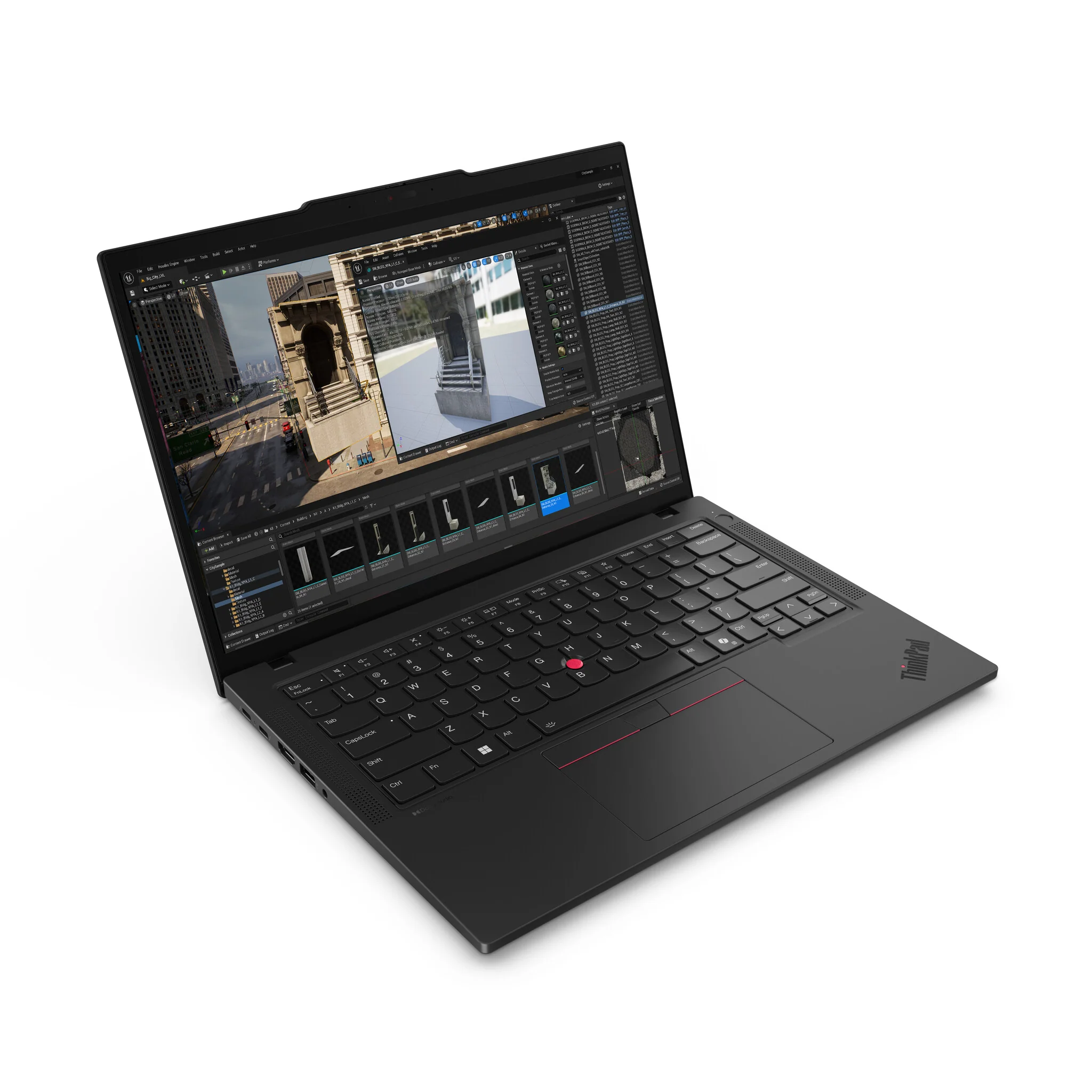 Lenovo ThinkPad P14s (Gen 5) Laptop - AMD Ryzen™ 7 PRO 8840HS - 35.6 cm (14") - 16 GB DDR5-SDRAM - 512 GB SSD - Wi-Fi 6E - Windows 11 Pro - Black - Image 2