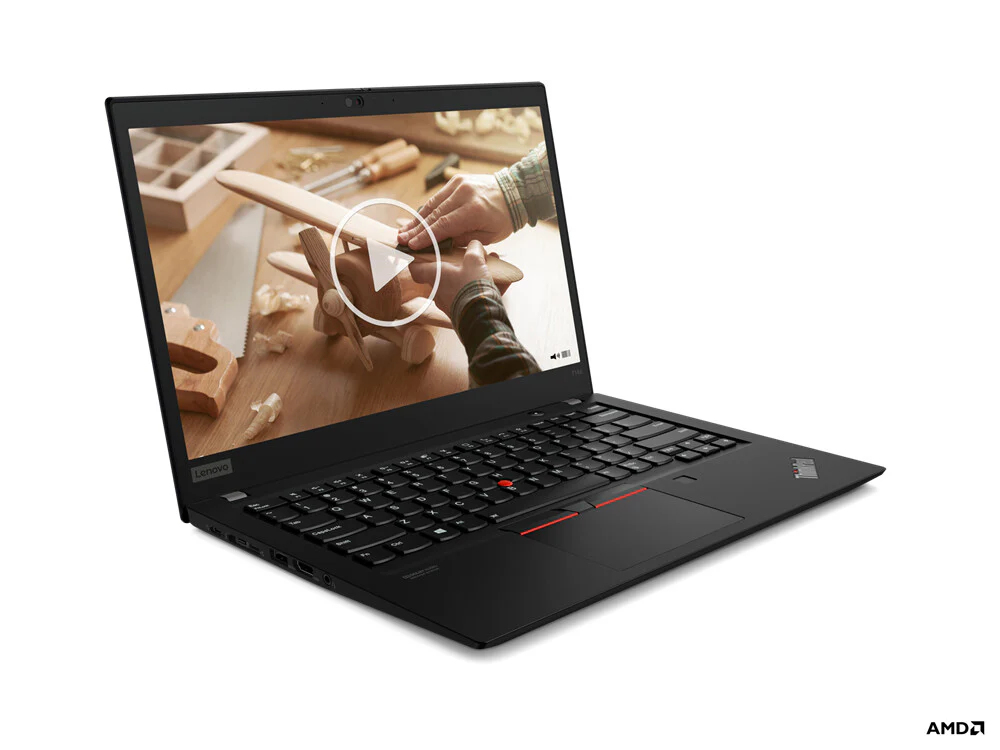 Lenovo ThinkPad T14s Laptop - 35.6 cm (14") - AMD Ryzen™ 5 PRO 4650U - 8 GB DDR4-SDRAM - 256 GB SSD - Wi-Fi 6 - Windows 11 Pro - Black - Image 2