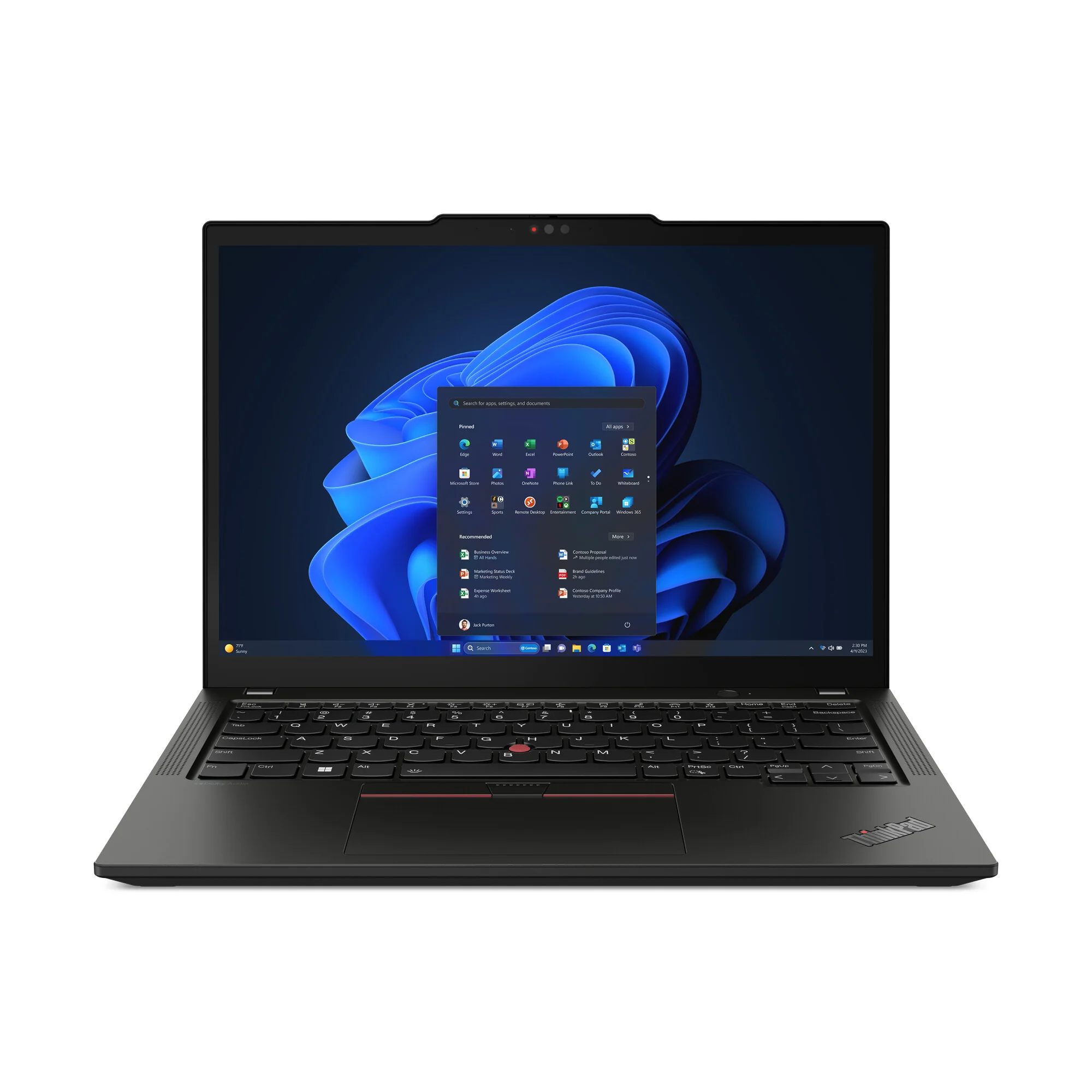 Lenovo ThinkPad X13 Laptop - 33.8 cm (13.3") - Intel Core Ultra 7 155U - 16 GB LPDDR5x-SDRAM - 1 TB SSD - Wi-Fi 6E - Windows 11 Pro - Black