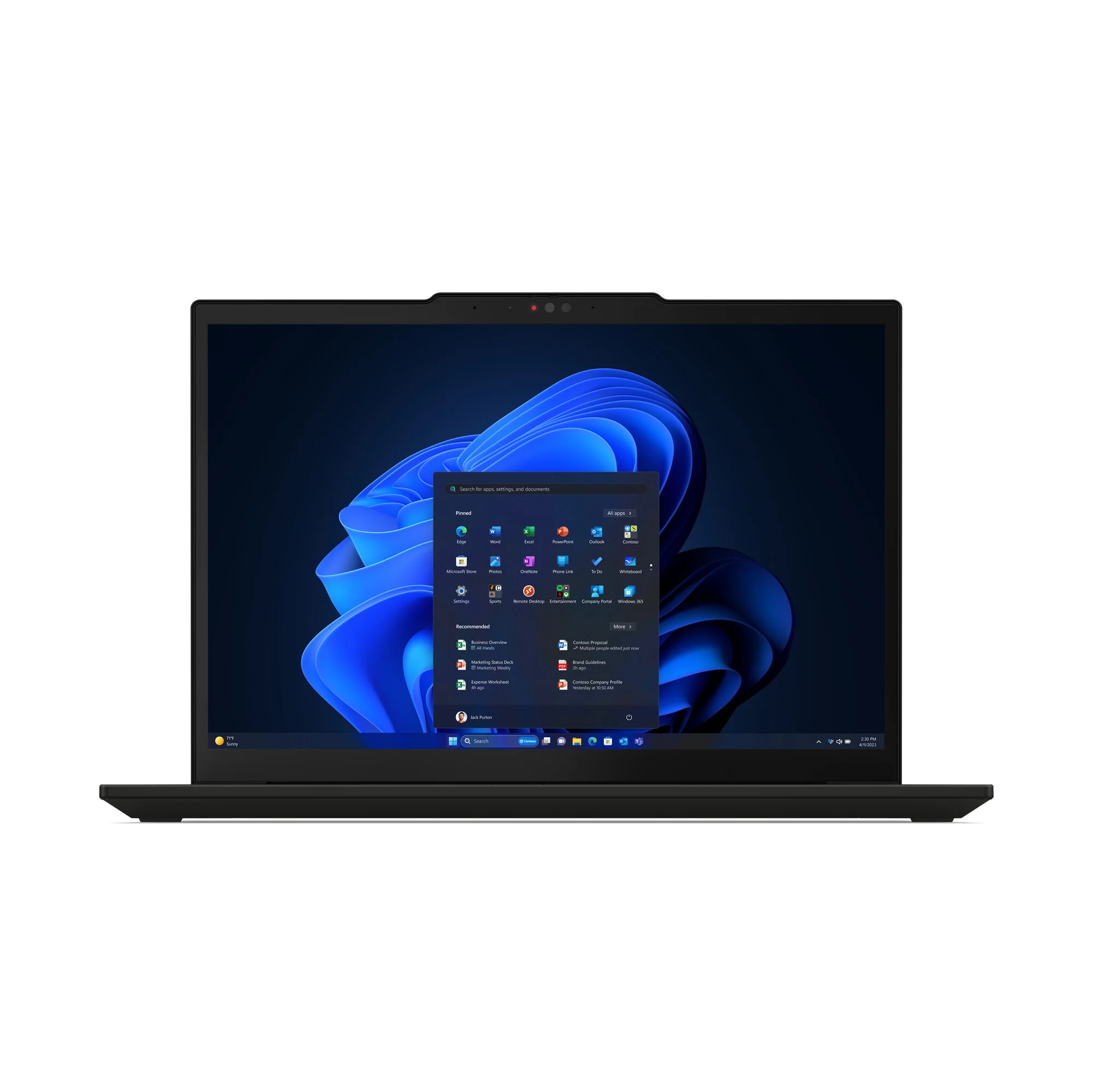 Lenovo ThinkPad X13 Laptop - 33.8 cm (13.3") - Intel Core Ultra 7 155U - 16 GB LPDDR5x-SDRAM - 1 TB SSD - Wi-Fi 6E - Windows 11 Pro - Black - Image 2