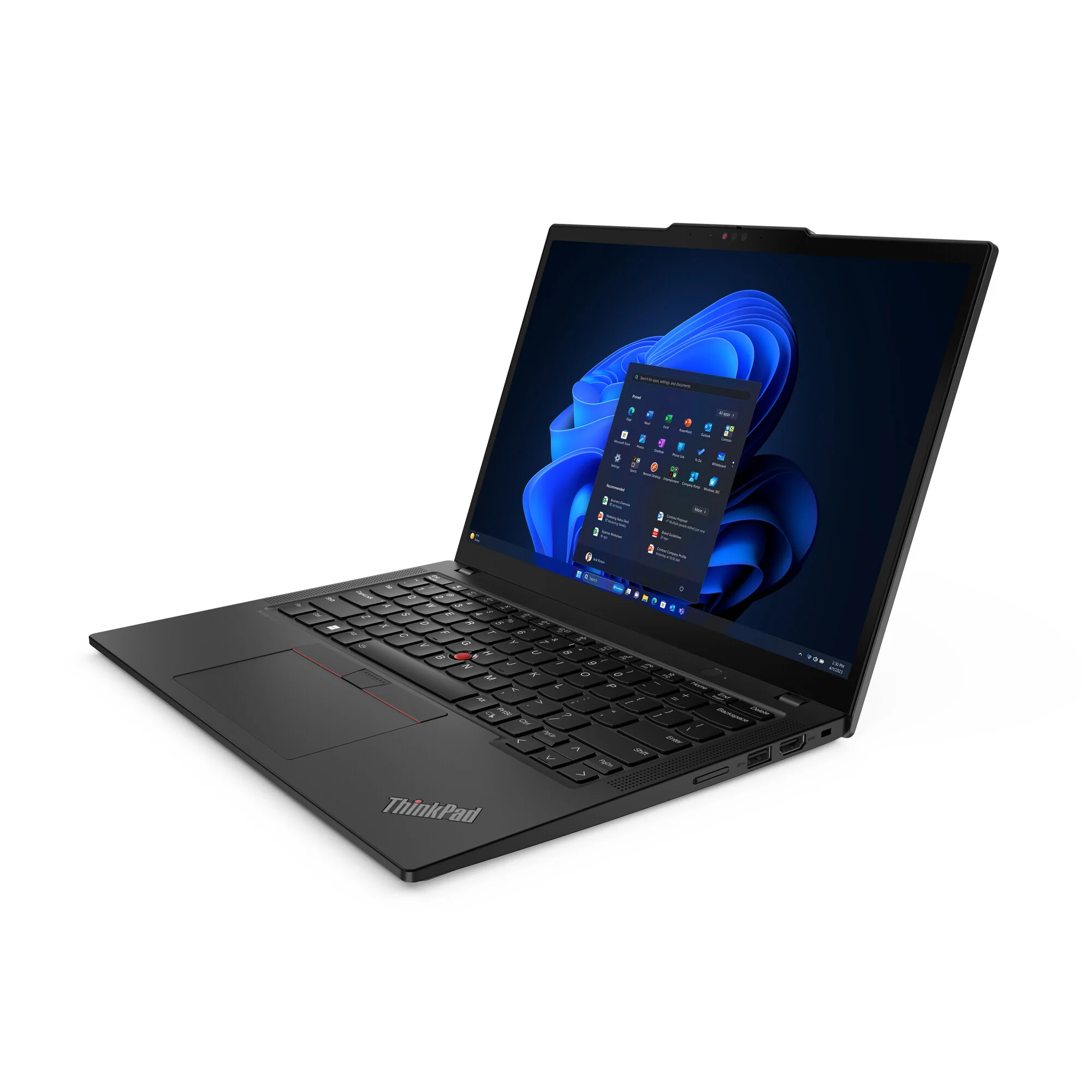 Lenovo ThinkPad X13 Laptop - 33.8 cm (13.3") - Intel Core Ultra 7 155U - 16 GB LPDDR5x-SDRAM - 1 TB SSD - Wi-Fi 6E - Windows 11 Pro - Black - Image 4