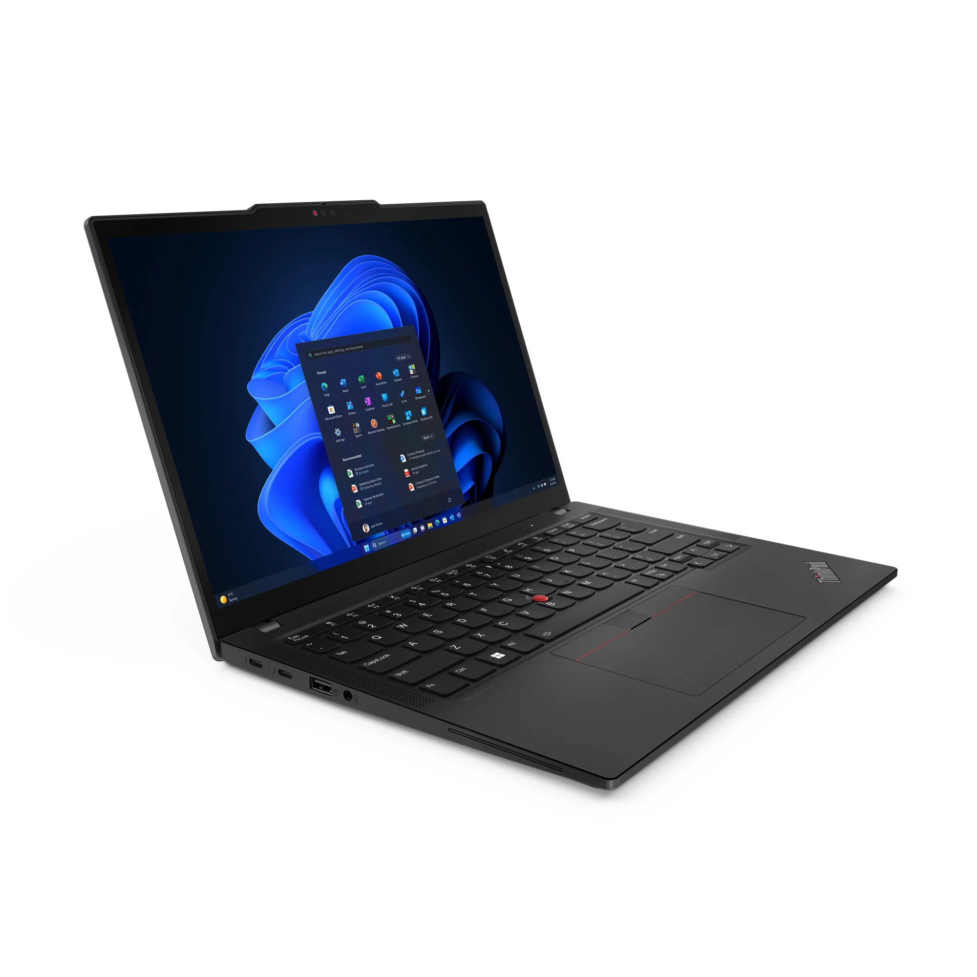 Lenovo ThinkPad X13 Laptop - 33.8 cm (13.3") - Intel Core Ultra 7 155U - 16 GB LPDDR5x-SDRAM - 1 TB SSD - Wi-Fi 6E - Windows 11 Pro - Black - Image 5