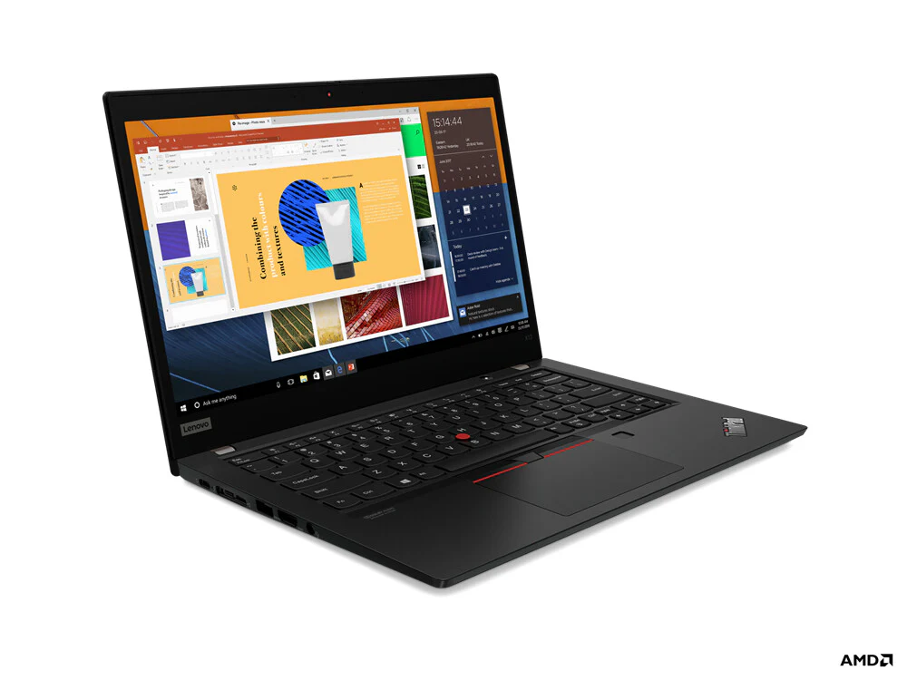 Lenovo ThinkPad X13 - Laptop 33.8 cm (13.3") - AMD Ryzen™ 3 PRO 4450U - 8 GB DDR4-SDRAM - 256 GB SSD - Windows 11 Pro - Black - Image 2