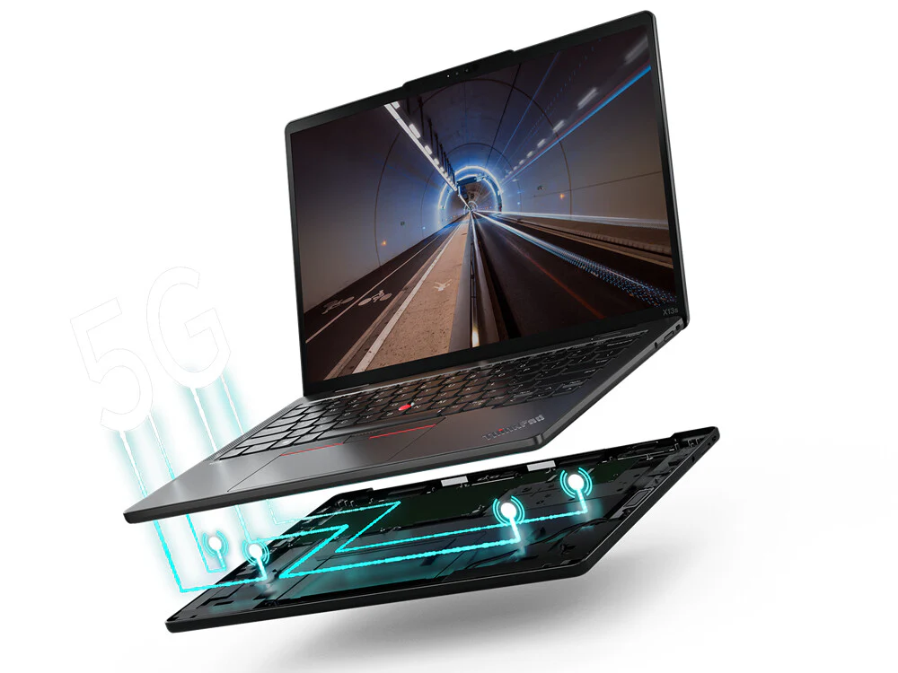 Lenovo ThinkPad X13s Gen 1 Laptop - 33.8 cm (13.3") - Qualcomm Snapdragon 8cx Gen 3 - 16 GB LPDDR4x-SDRAM - 256 GB SSD - Wi-Fi 6E - Windows 10 Pro - Black - Image 13