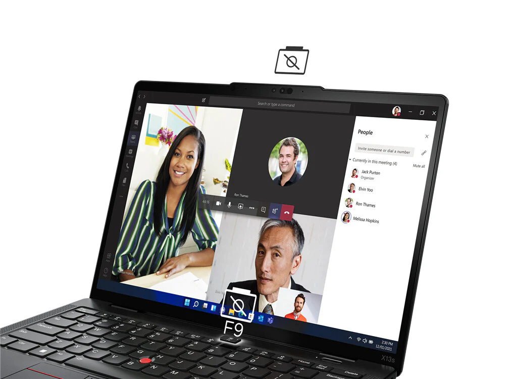 Lenovo ThinkPad X13s Gen 1 Laptop - 33.8 cm (13.3") - Qualcomm Snapdragon 8cx Gen 3 - 16 GB LPDDR4x-SDRAM - 256 GB SSD - Wi-Fi 6E - Windows 10 Pro - Black - Image 15
