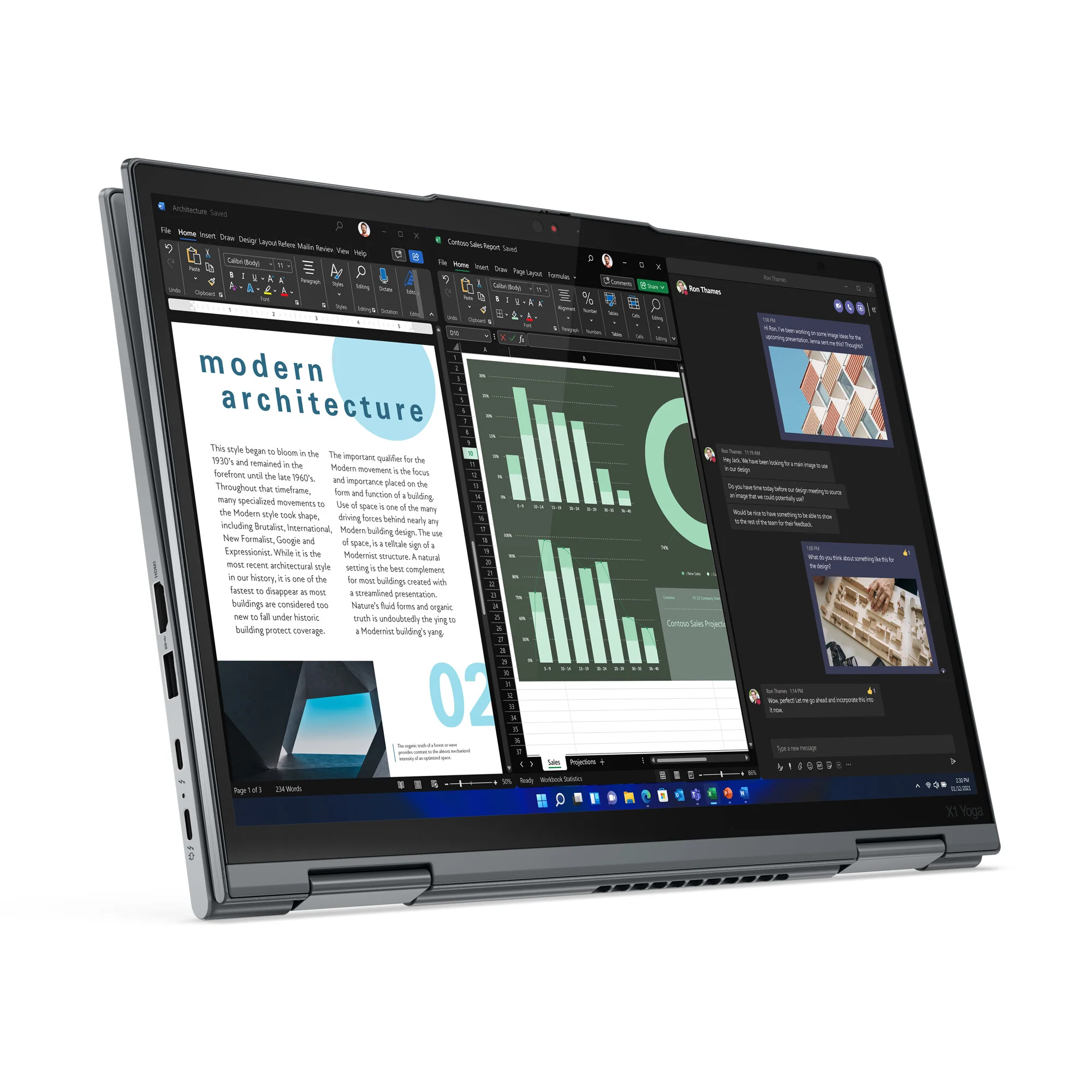Lenovo ThinkPad Yoga X1 Gen 7 (14" Intel) Intel® Core™ i7 i7-1260P Hybrid (2-in-1) 35.6 cm (14") Touchscreen WQUXGA 16 GB LPDDR5-SDRAM 512 GB SSD Wi-Fi 6E (802.11ax) Windows 11 Pro Grey - Image 9