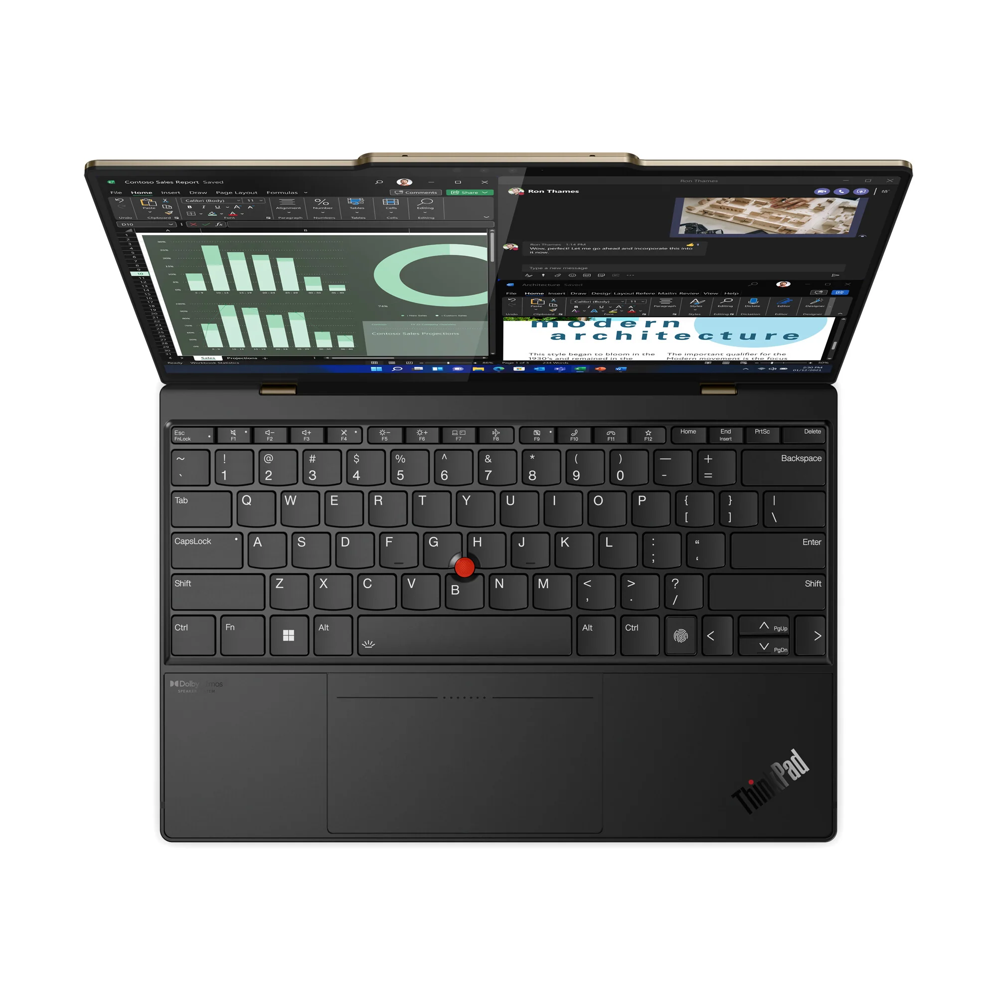 Lenovo ThinkPad Z13 Gen 1 Laptop - 33.8 cm (13.3") - Touchscreen - AMD Ryzen™ 7 PRO 6850U - 16 GB LPDDR5-SDRAM - 512 GB SSD - Wi-Fi 6E - Windows 11 Pro - Black / Bronze - Image 6