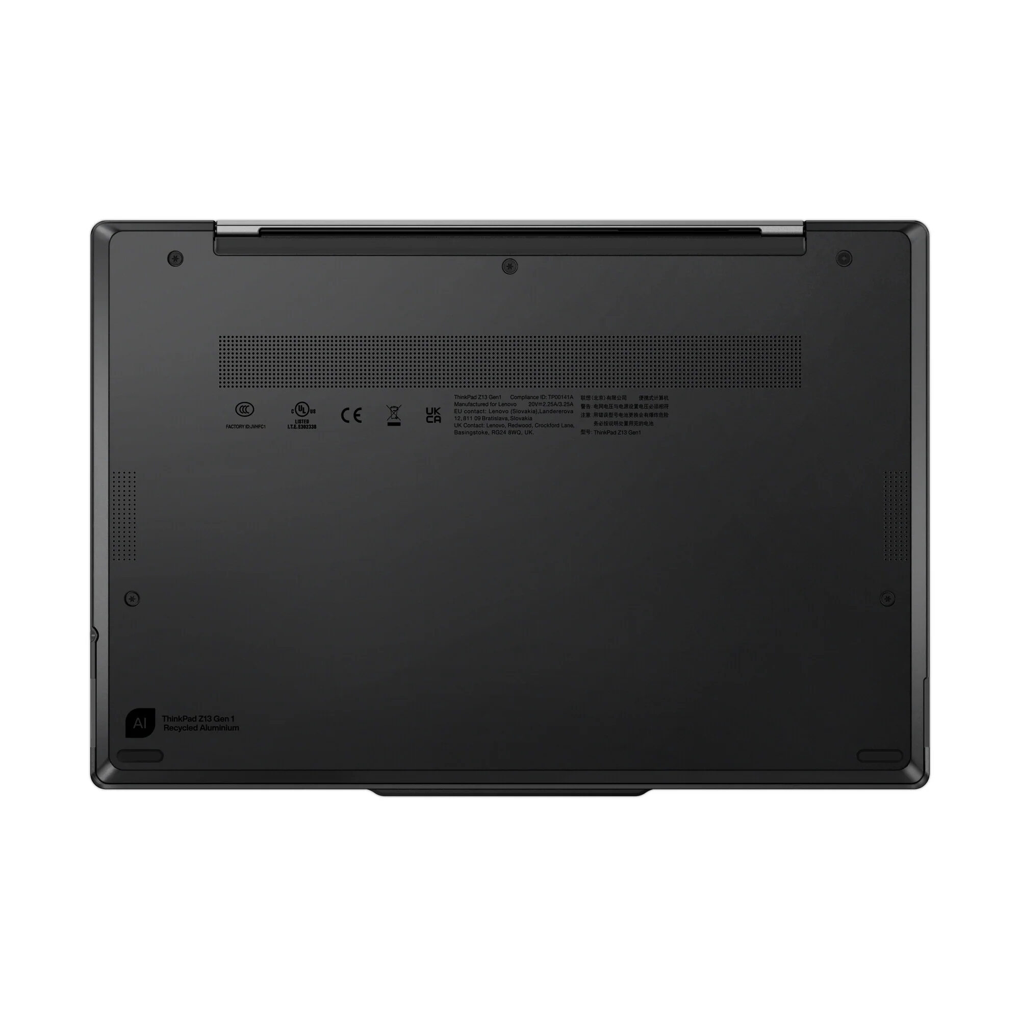 Lenovo ThinkPad Z13 Gen 1 Laptop - 33.8 cm (13.3") - Touchscreen - AMD Ryzen™ 7 PRO 6850U - 16 GB LPDDR5-SDRAM - 512 GB SSD - Wi-Fi 6E - Windows 11 Pro - Grey - Image 8