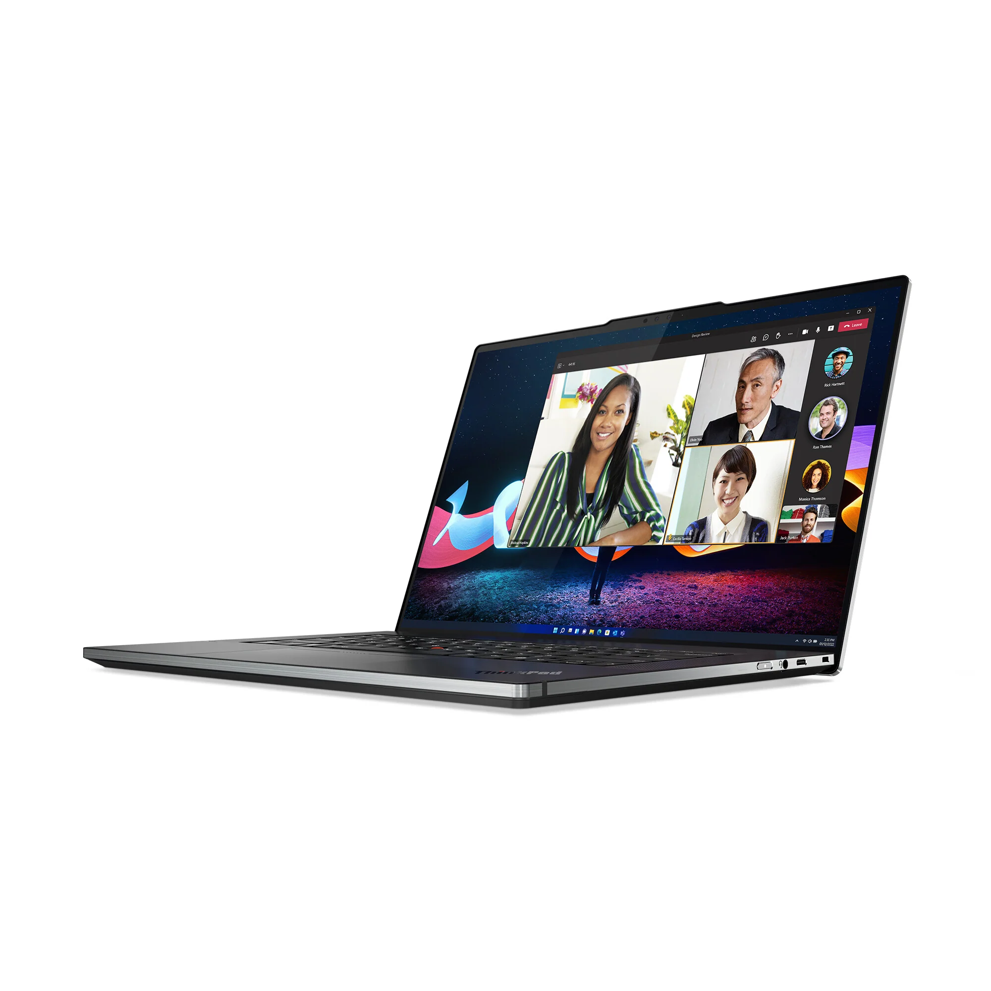 Lenovo ThinkPad Z16 (Gen 2) Laptop - 40.6 cm (16") - Touchscreen - AMD Ryzen™ 7 7840HS - 32 GB LPDDR5x-SDRAM - 1 TB SSD - AMD Radeon RX 6550M - Wi-Fi 6E - Windows 11 Pro - Grey - Image 4