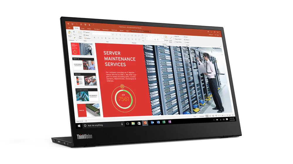 Lenovo ThinkVision M14 - 35.6 cm (14") - 1920 x 1080 pixels FHD LED Monitor - Image 3