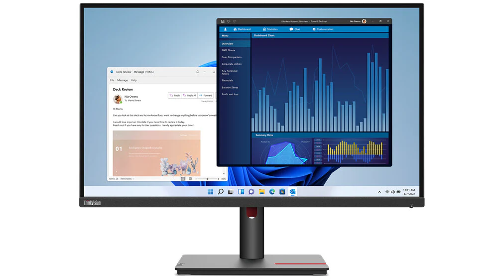 Lenovo ThinkVision T27p-30 68.6 cm (27") 3840 x 2160 pixels 4K Ultra HD LED - Image 3