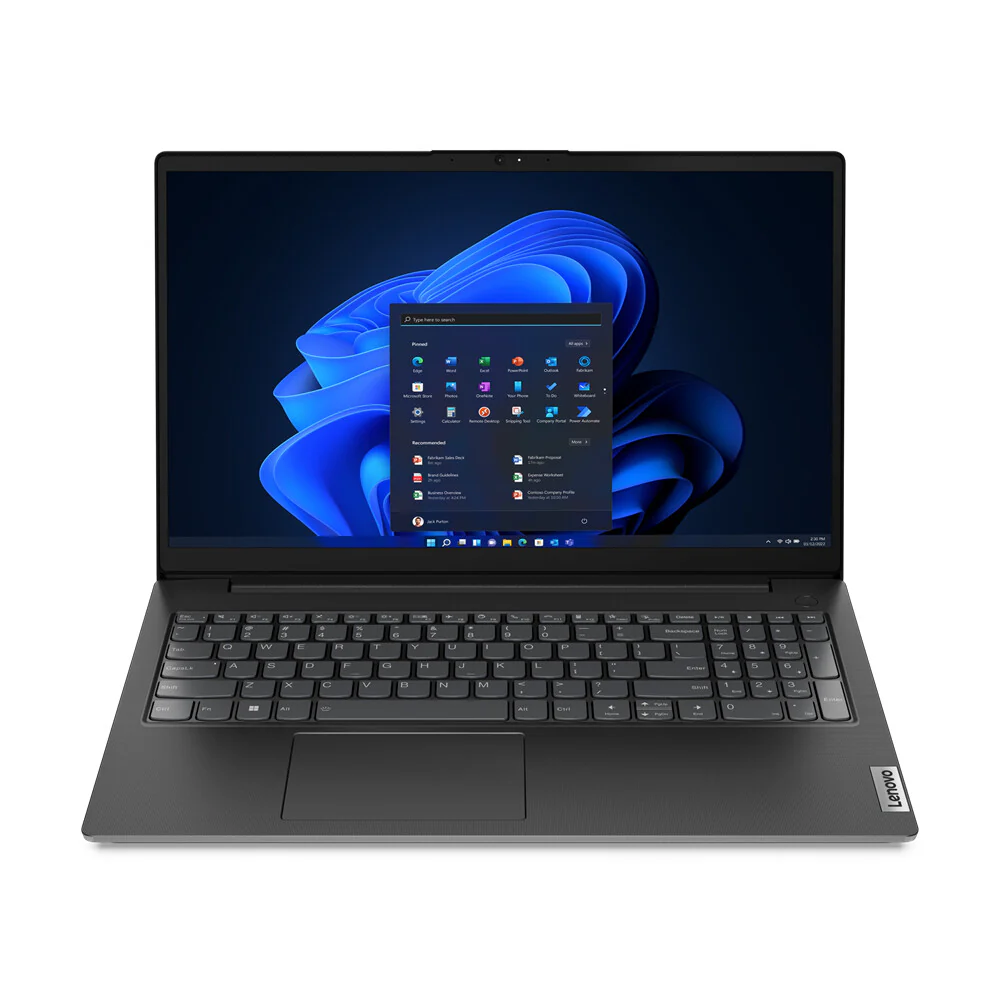 Lenovo V15 Laptop - 39.6 cm (15.6") - AMD Ryzen™ 5 7430U - 8 GB DDR4-SDRAM - 512 GB SSD - Wi-Fi 5 - Windows 11 Home - Black