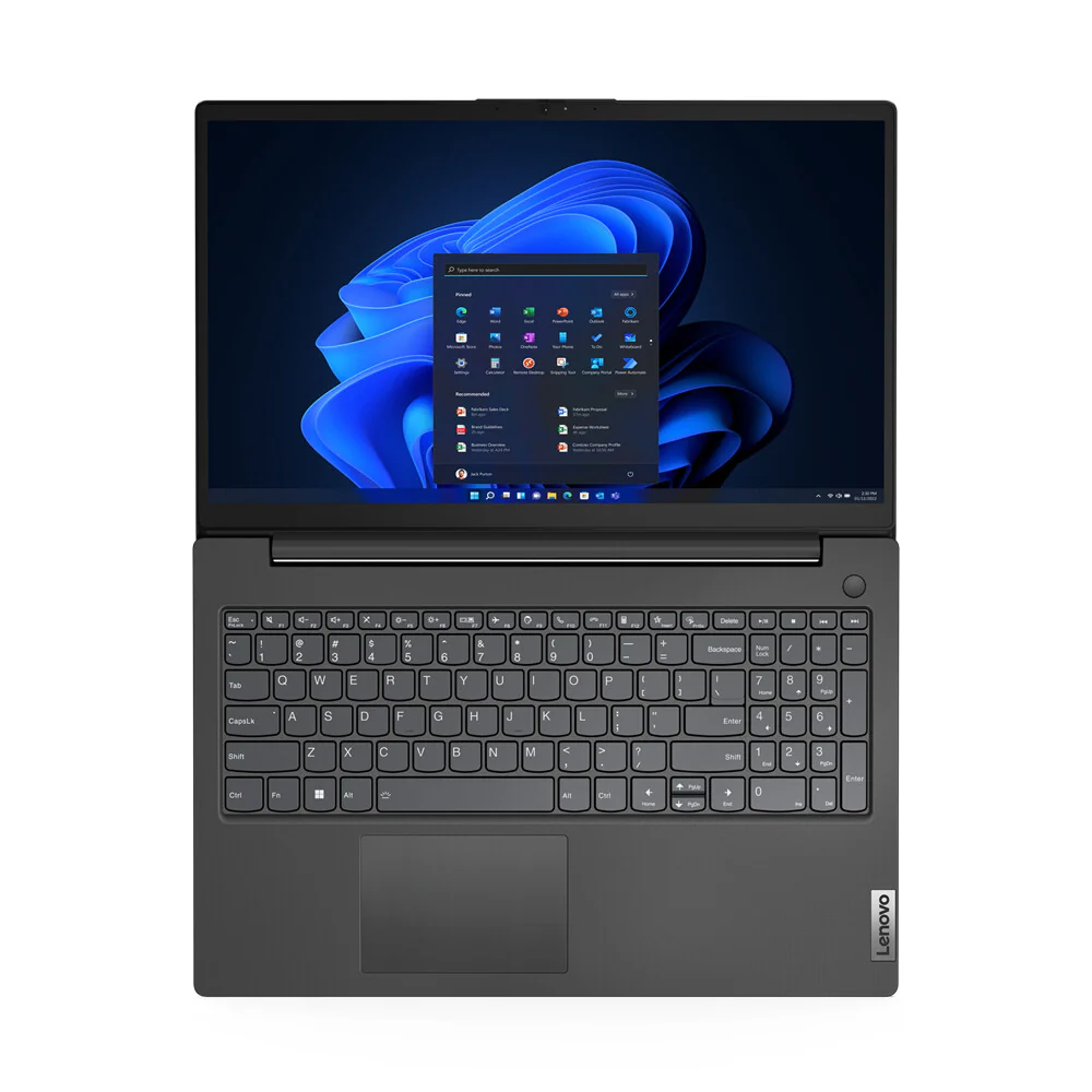 Lenovo V15 Laptop - 39.6 cm (15.6") - AMD Ryzen™ 5 7430U - 8 GB DDR4-SDRAM - 512 GB SSD - Wi-Fi 5 - Windows 11 Home - Black - Image 6
