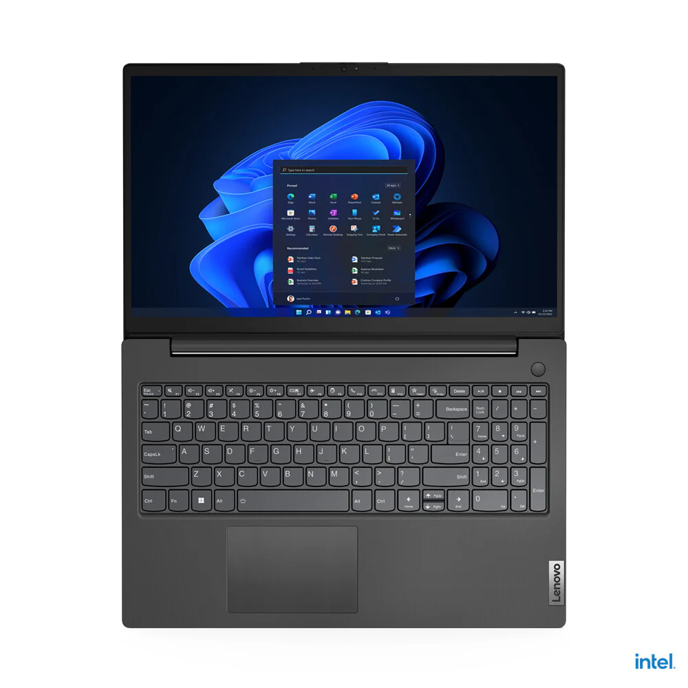 Lenovo V V15 Laptop - 39.6 cm (15.6") - Intel® Core™ i5-12500H - 8 GB DDR4-SDRAM - 256 GB SSD - Wi-Fi 6 - Windows 11 Home - Black - Image 6