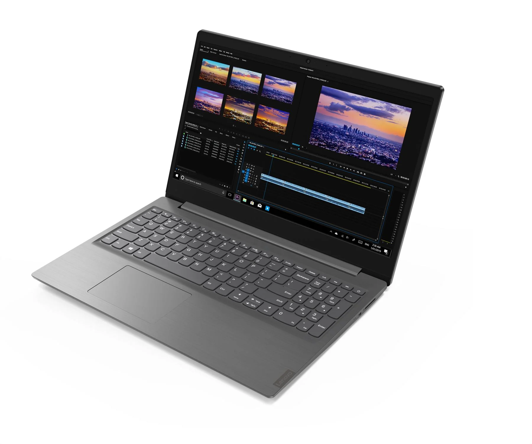 Lenovo V V15 Laptop 39.6 cm (15.6") HD AMD Athlon Silver 3050U 4 GB DDR4-SDRAM 1 TB HDD Wi-Fi 5 (802.11ac) Windows 10 Home Grey