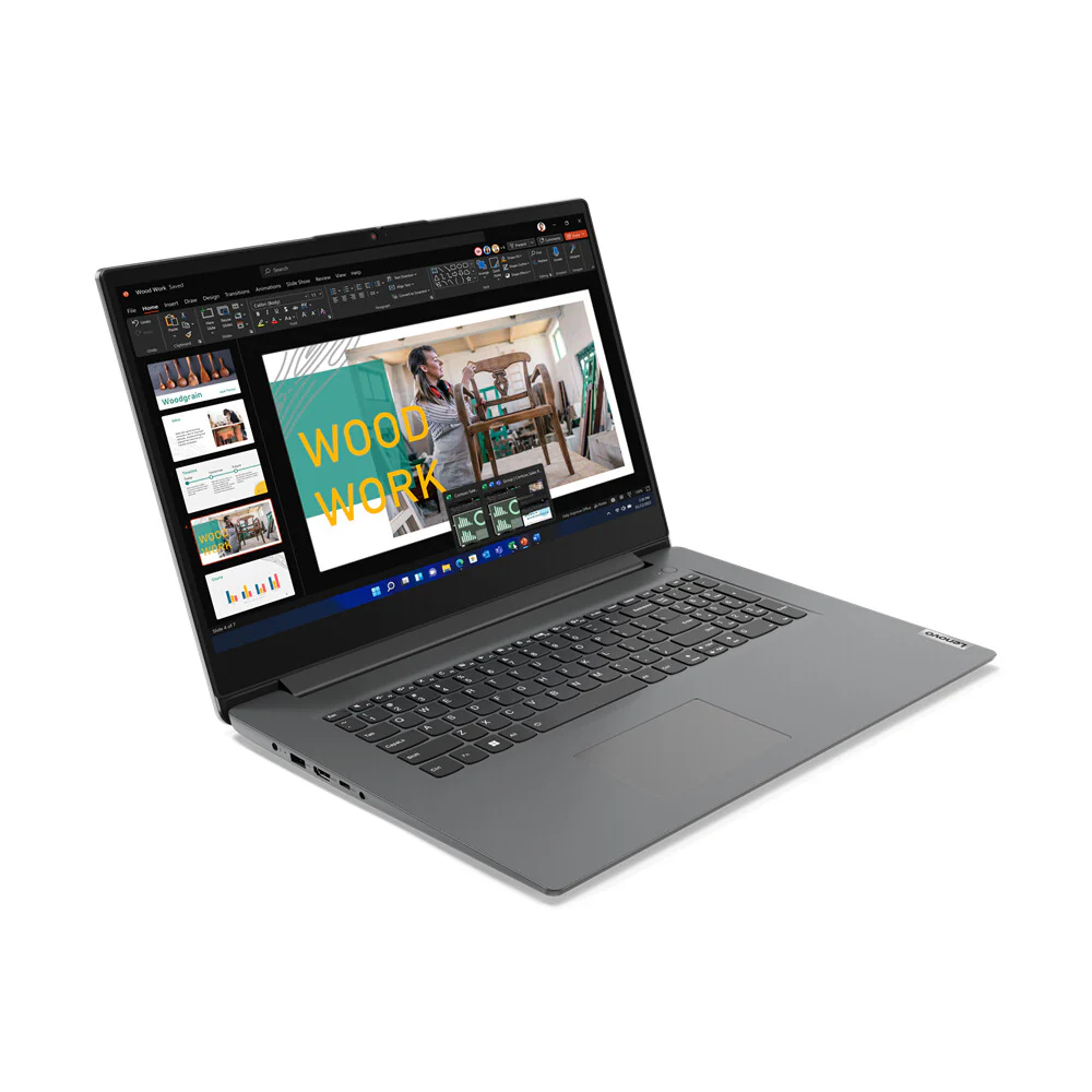 Lenovo V V17 Laptop - 43.9 cm (17.3") - Intel® Core™ i5-13420H - 8 GB DDR4-SDRAM - 256 GB SSD - Wi-Fi 6 - Windows 11 Pro - Grey - Image 2