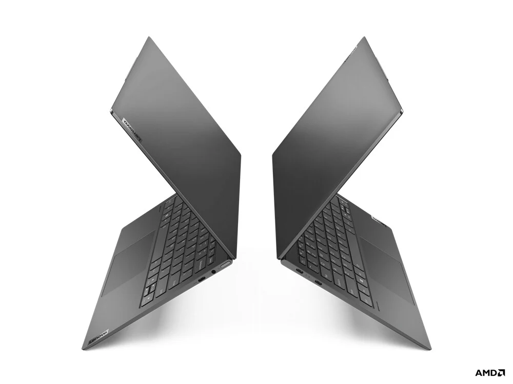 Lenovo Yoga Slim 7 Laptop - 33.8 cm (13.3") - AMD Ryzen™ 7 5800U - 8 GB LPDDR4x-SDRAM - 512 GB SSD - Wi-Fi 6 - Windows 10 Home - Grey - Image 4